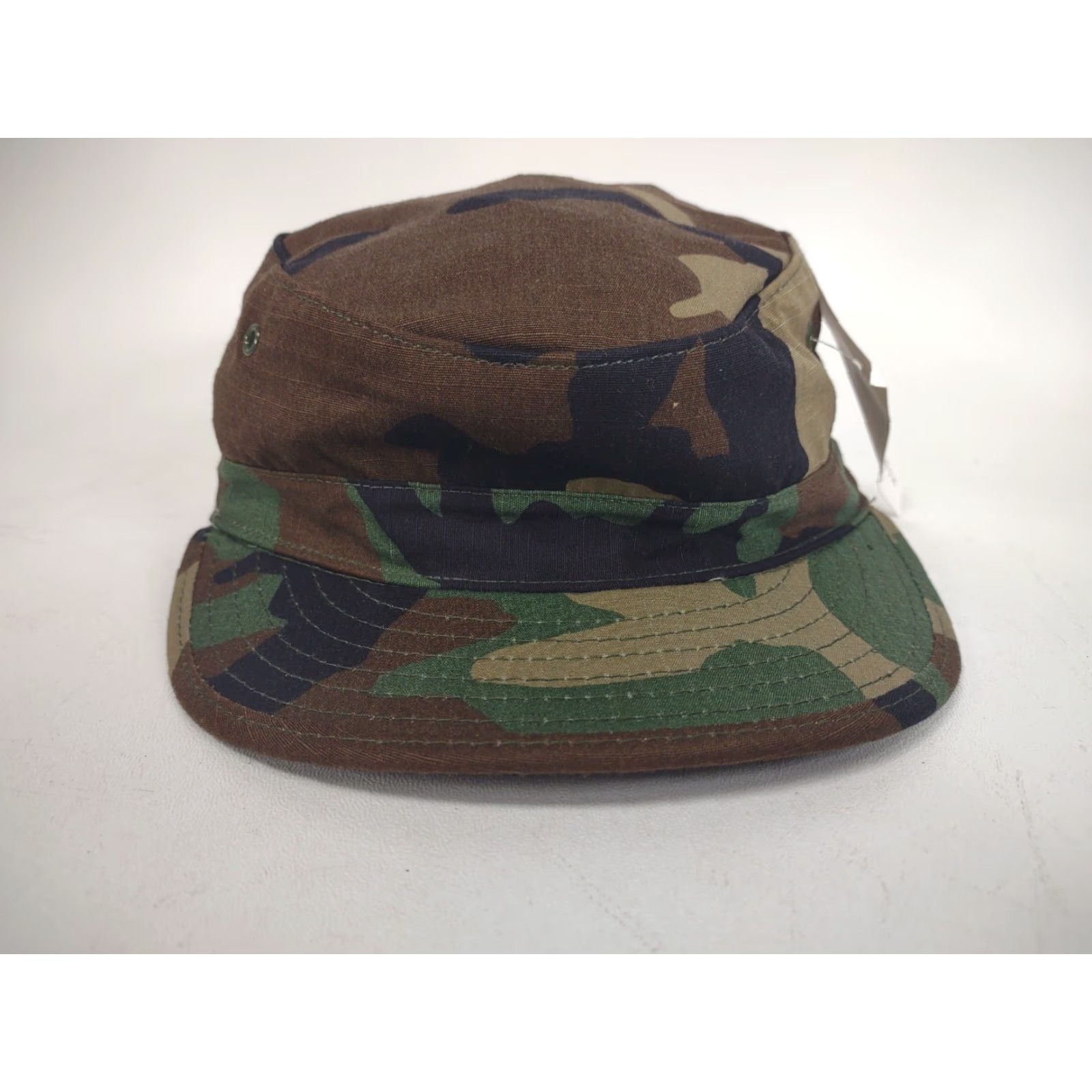 Vintage VINTAGE US Army Military Issue BDU Woodland Camo Hot Weather Cap Hat Size 6 1/2 NEW Size ONE SIZE - 5 Thumbnail