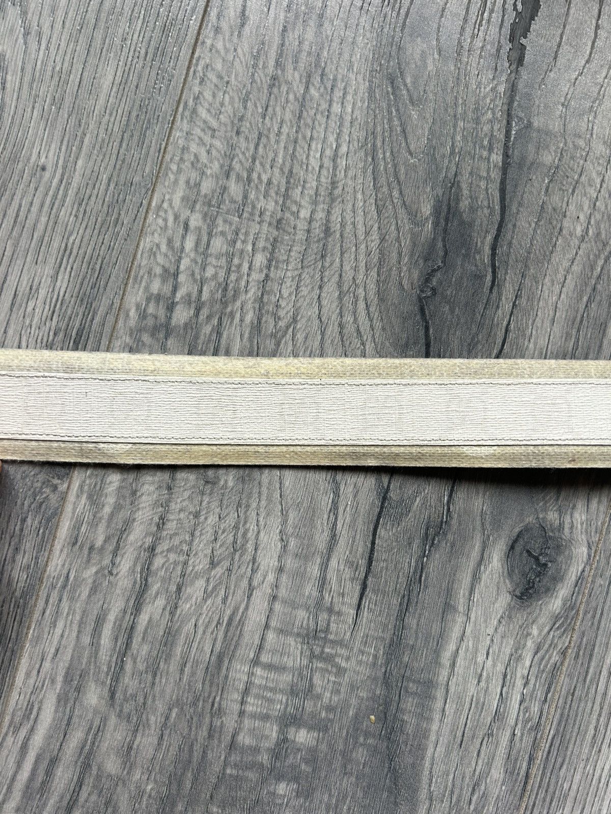 Gucci White GG Buckle Leather Monogram Belt Size 38 - 5 Thumbnail