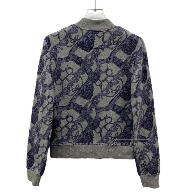 Hermes Hermes Color Blocked Lock Stitch Printed Cotton Collar Zip Size XS / US 0-2 / IT 36-38 - 2 Thumbnail
