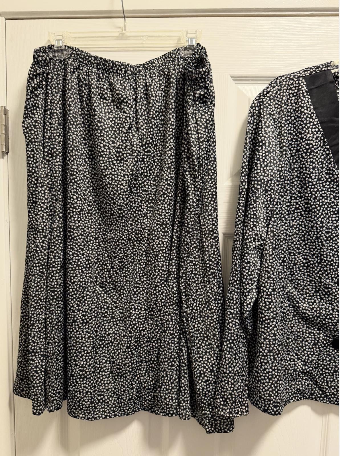 Designer Polka Dot Power Duo Vintage 2‑Piece Set Size M / US 6-8 / IT 42-44 - 8 Thumbnail