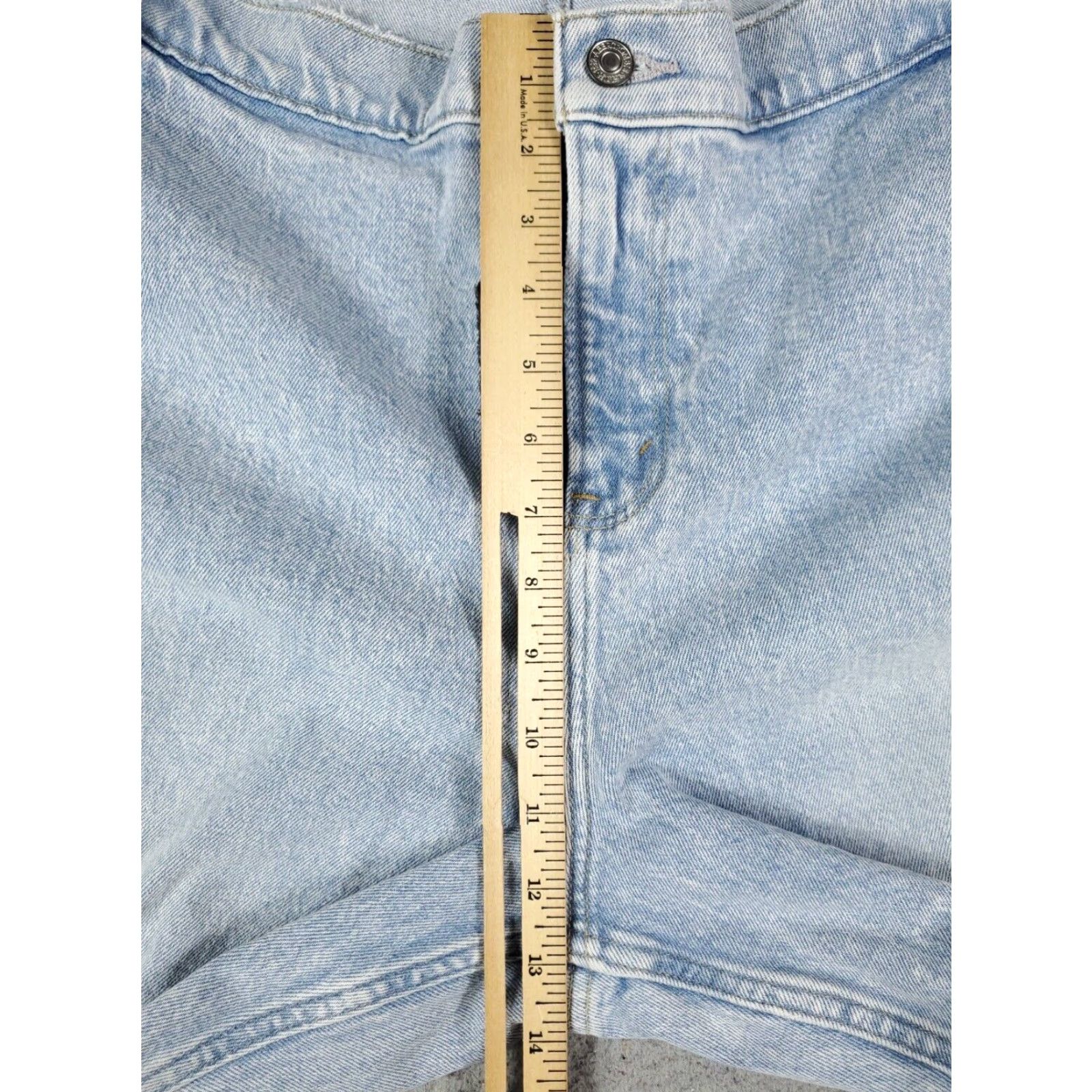 Abercrombie & Fitch Abercrombie & Fitch Jeans Womens Size 37 Blue Straight Leg Distressed Denim Pants Size 25" / US 0 / IT 36 - 3 Thumbnail