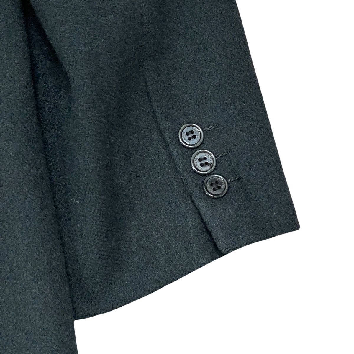 Lanvin Vintage Lanvin Paris Pleated Wool & Cashmere Blazer Coat Size 52R - 13 Thumbnail