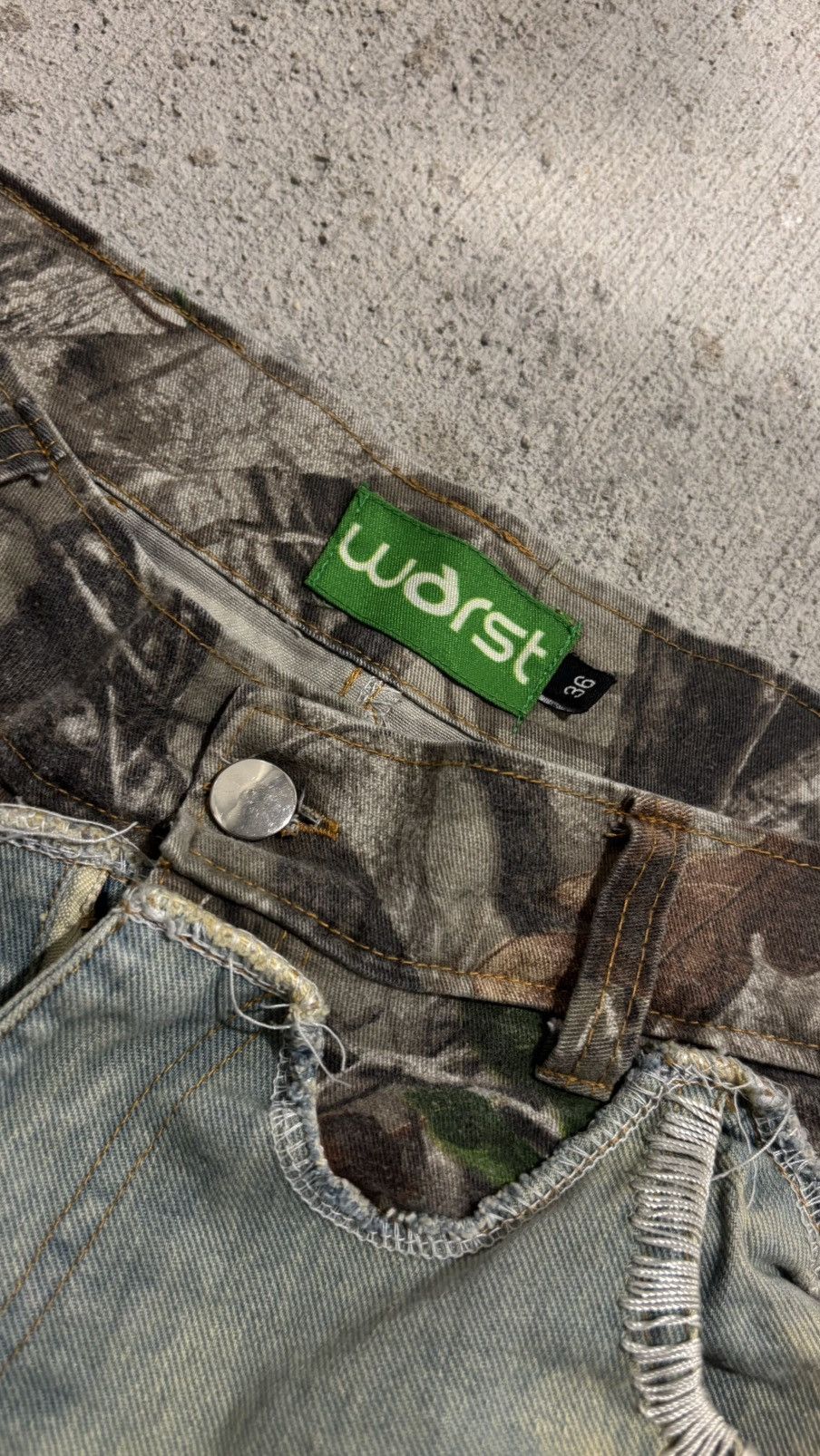 Other Wrstwrstwrst Camo Denim Size US 36 / EU 52 - 5 Thumbnail