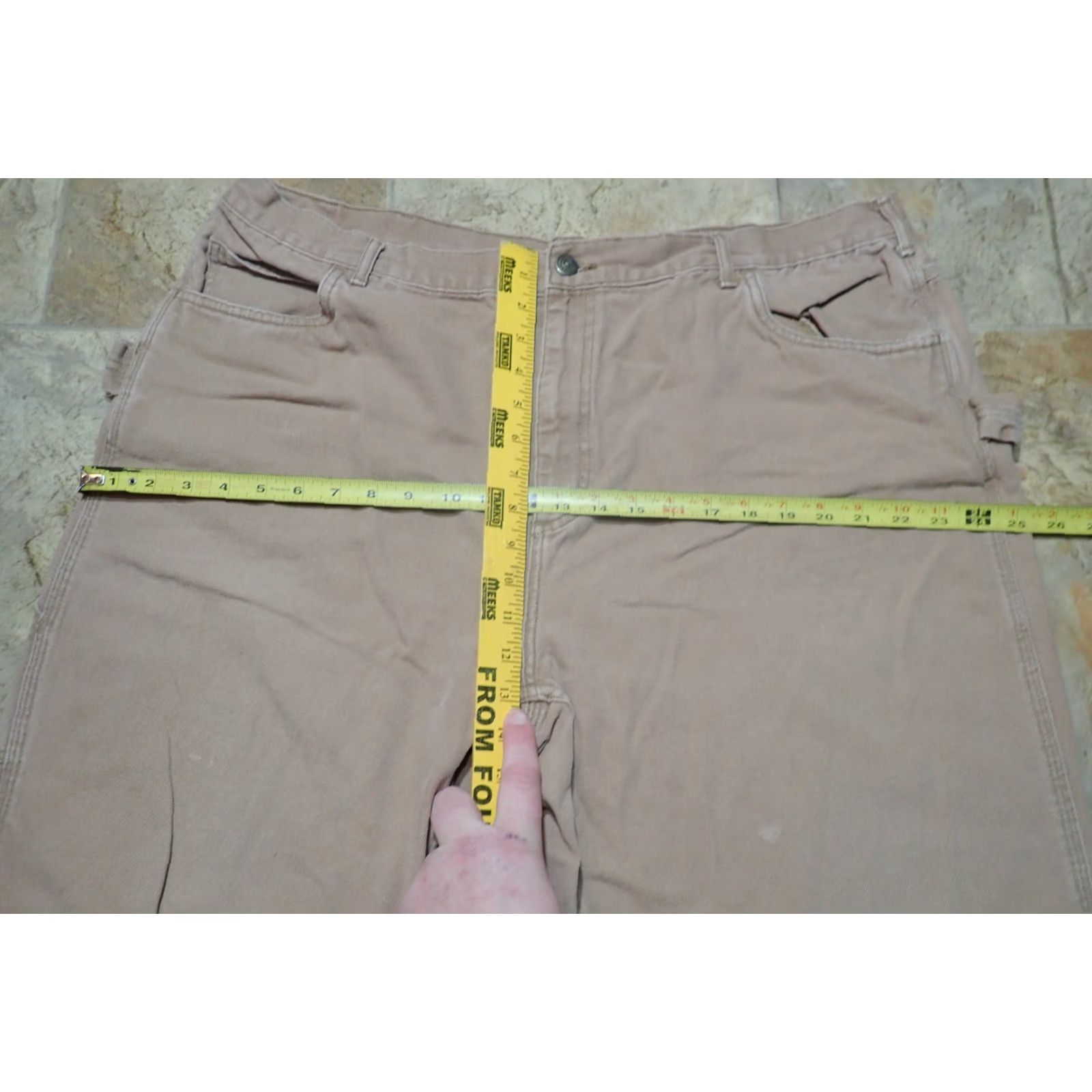 Carhartt VINTAGE WearGuard 211 Carpenter Jeans Work Pants Brown Canvas 42x27 Adult Mens 2000s Size US 42 / EU 58 - 5 Thumbnail