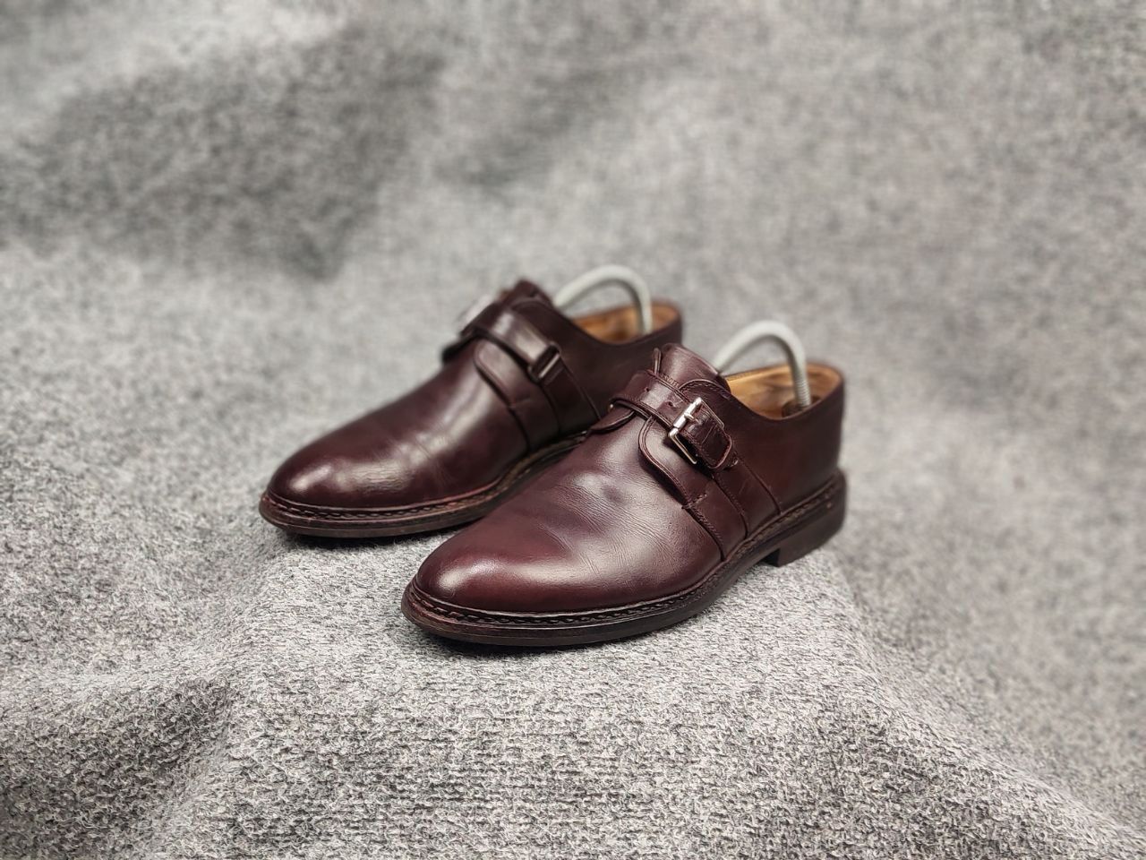 Heschung Heschuhd Design Bouleau Single Monk Strap Toe Derby Shoes Size US 8.5 / EU 41-42 - 6 Thumbnail