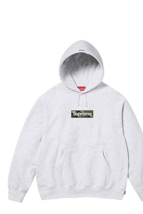 Supreme Supreme Box Logo Hoodie Ash Grey (2023) | Grailed