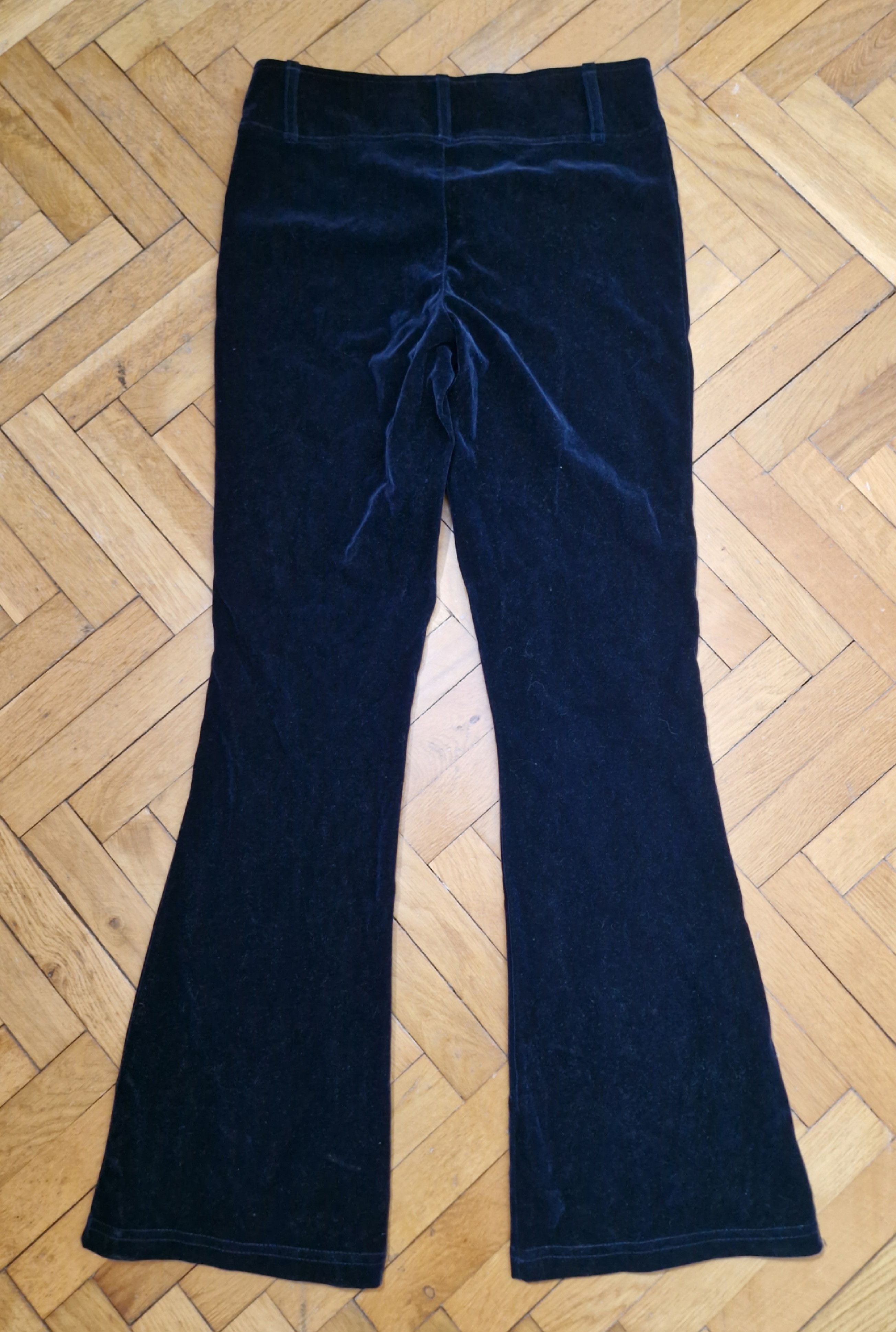 Hysteric Glamour × Vintage vintage velour avant garde flare pants Size 26" / US 2 / IT 38 - 2 Thumbnail