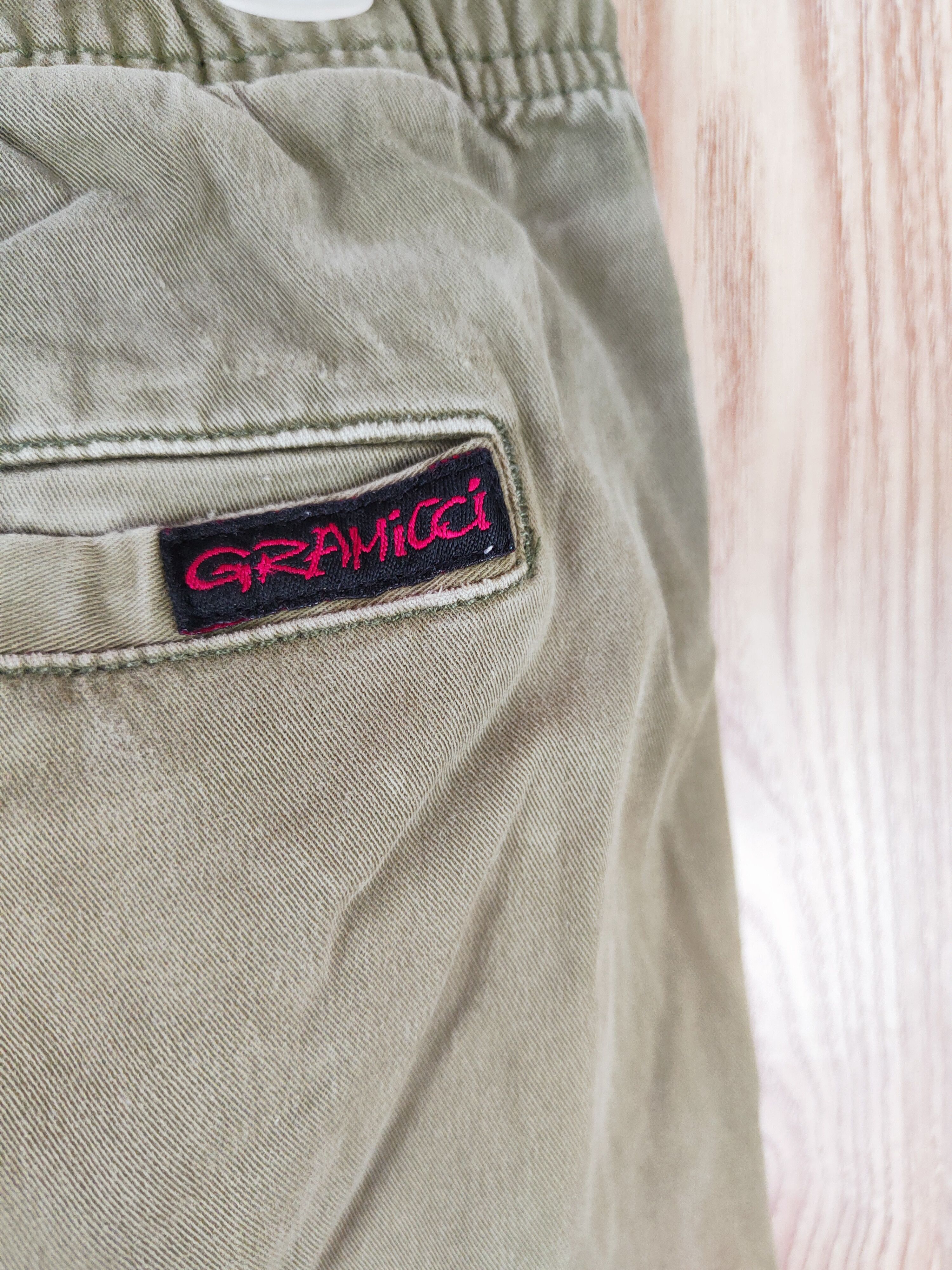 Gramicci Gramicci Green Faded Ripped Multipocket Casual Pants #W236 Size US 29 - 10 Thumbnail