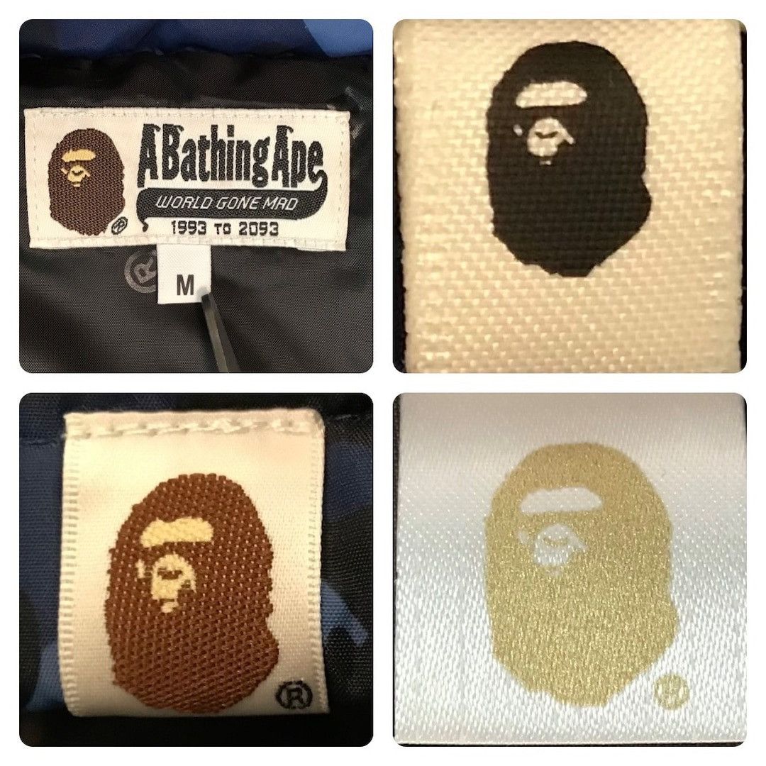 Bape BAPE Blue camo hoodie puffer down vest a bathing ape Size US M / EU 48-50 / 2 - 8 Thumbnail