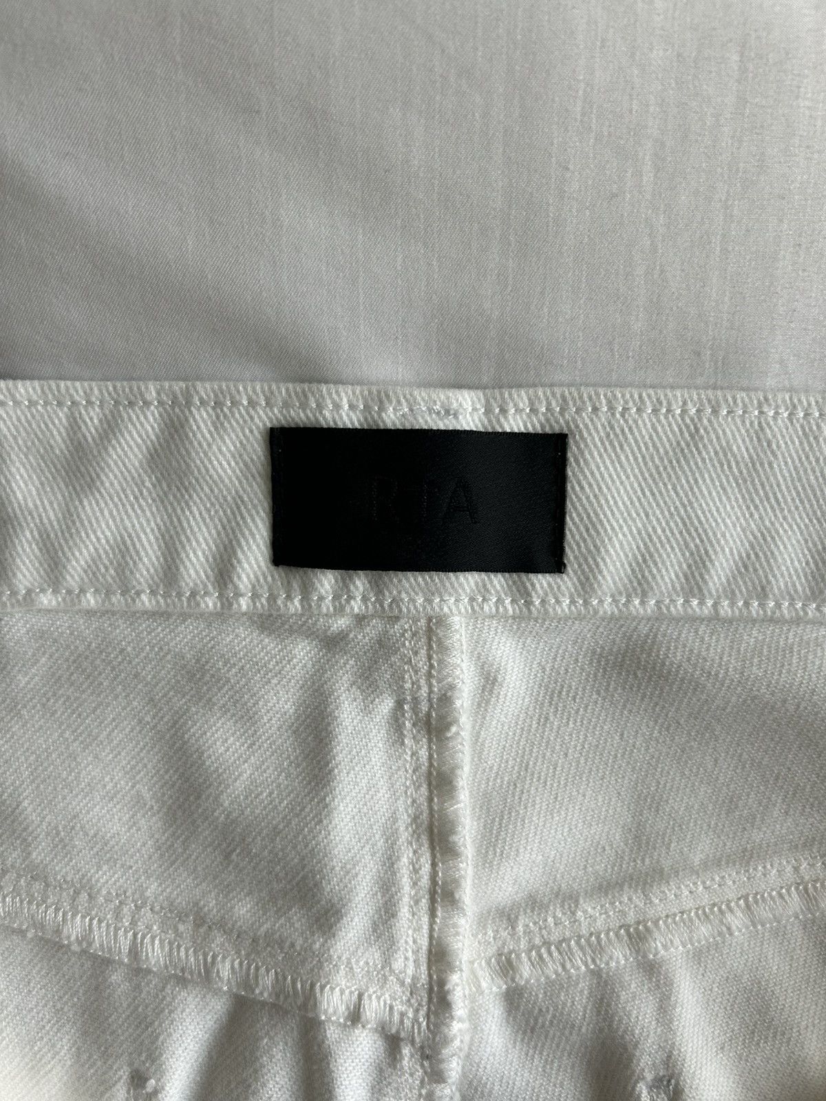Rta RTA Denim Flare Painter Pants White Sample Size US 32 / EU 48 - 6 Thumbnail