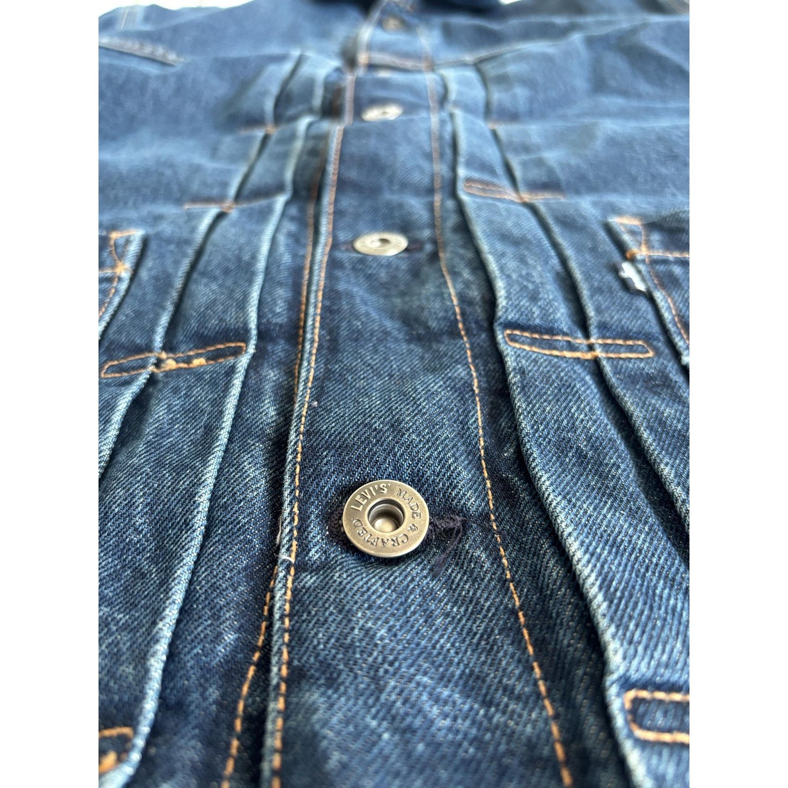 Levi's × Levi's Made & Crafted × Levi's Vintage Clothing Levi’s Made & Crafted Sherpa Lined Long Denim Coat Size US XS / EU 42 / 0 - 8 Thumbnail