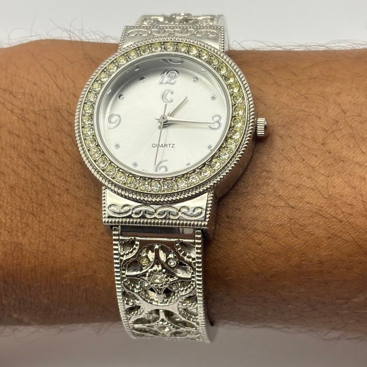Other Silver Crystal Charming Charlie Watch Size ONE SIZE - 2 Thumbnail