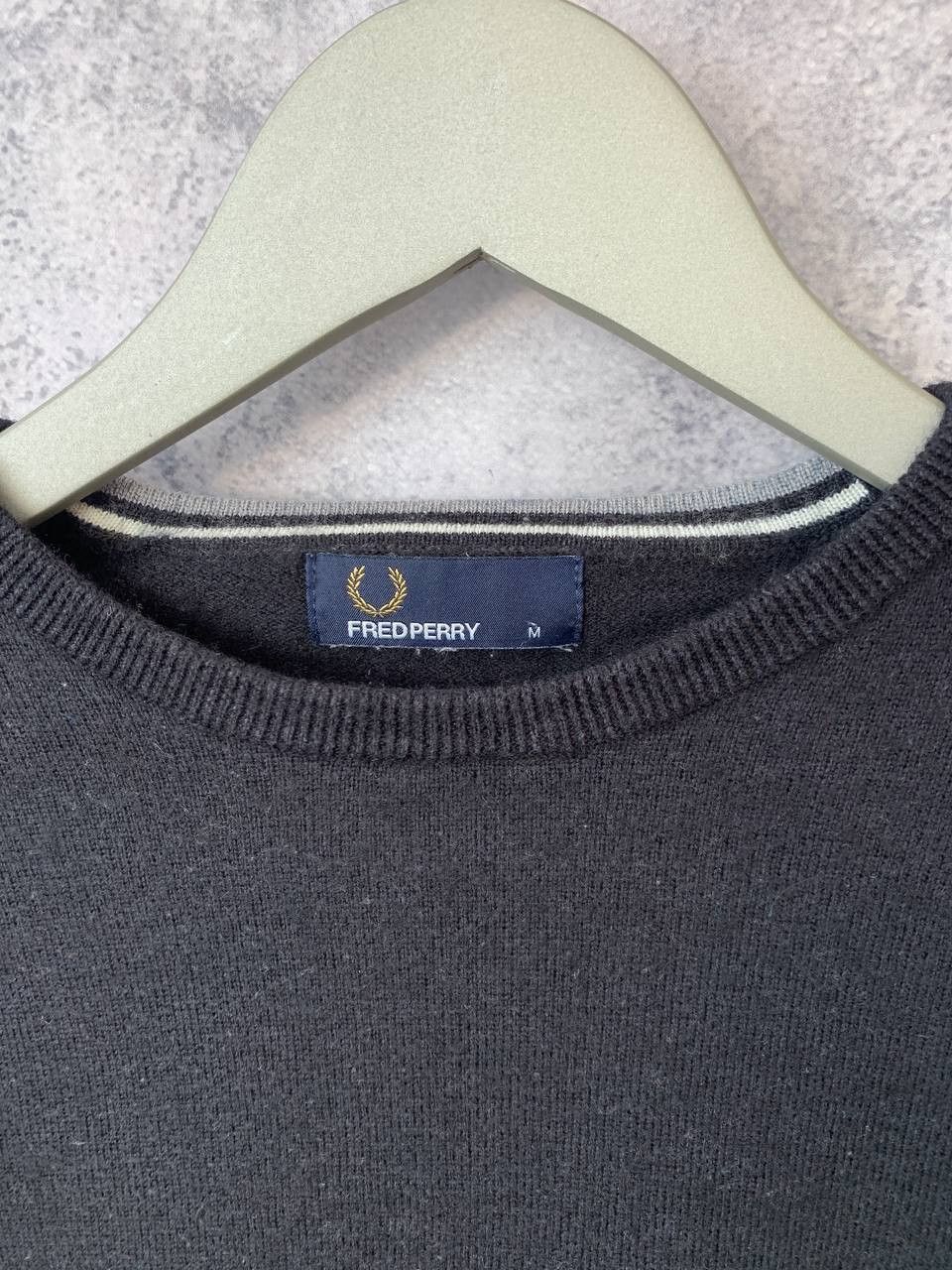 Fred Perry Fred Perry Merino Wool Sweater Pullover Jumper Sweatshirt Size US M / EU 48-50 / 2 - 8 Thumbnail