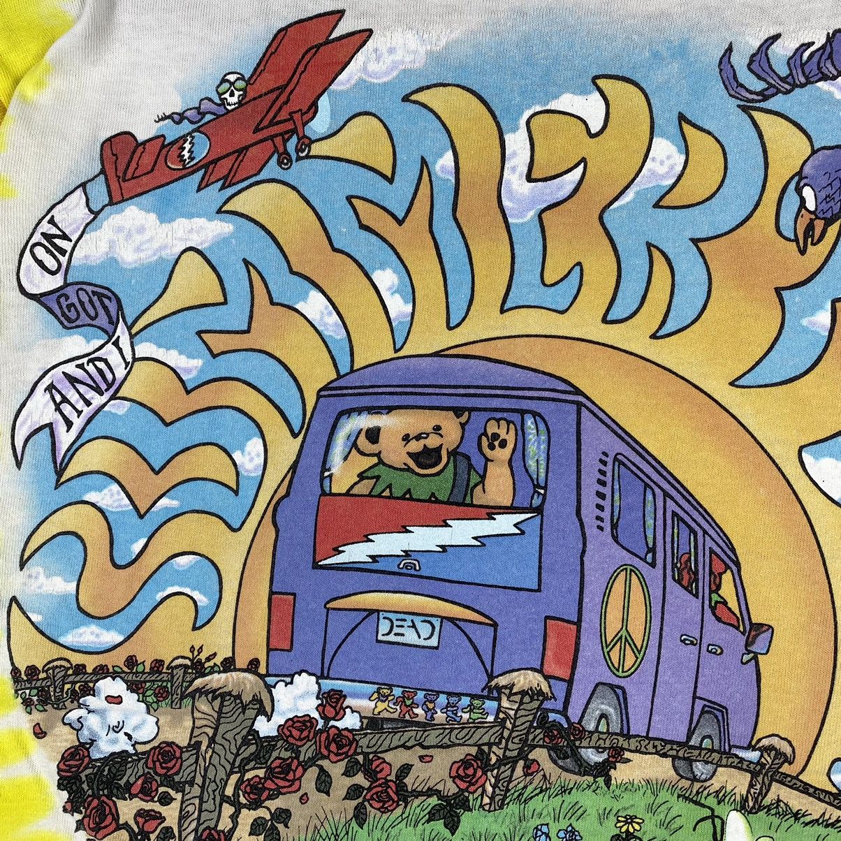 Band Tees VINTAGE 1994 GRATEFUL DEAD SUMMER TOUR LIQUID BLUE TEE Size US S / EU 44-46 / 1 - 10 Thumbnail