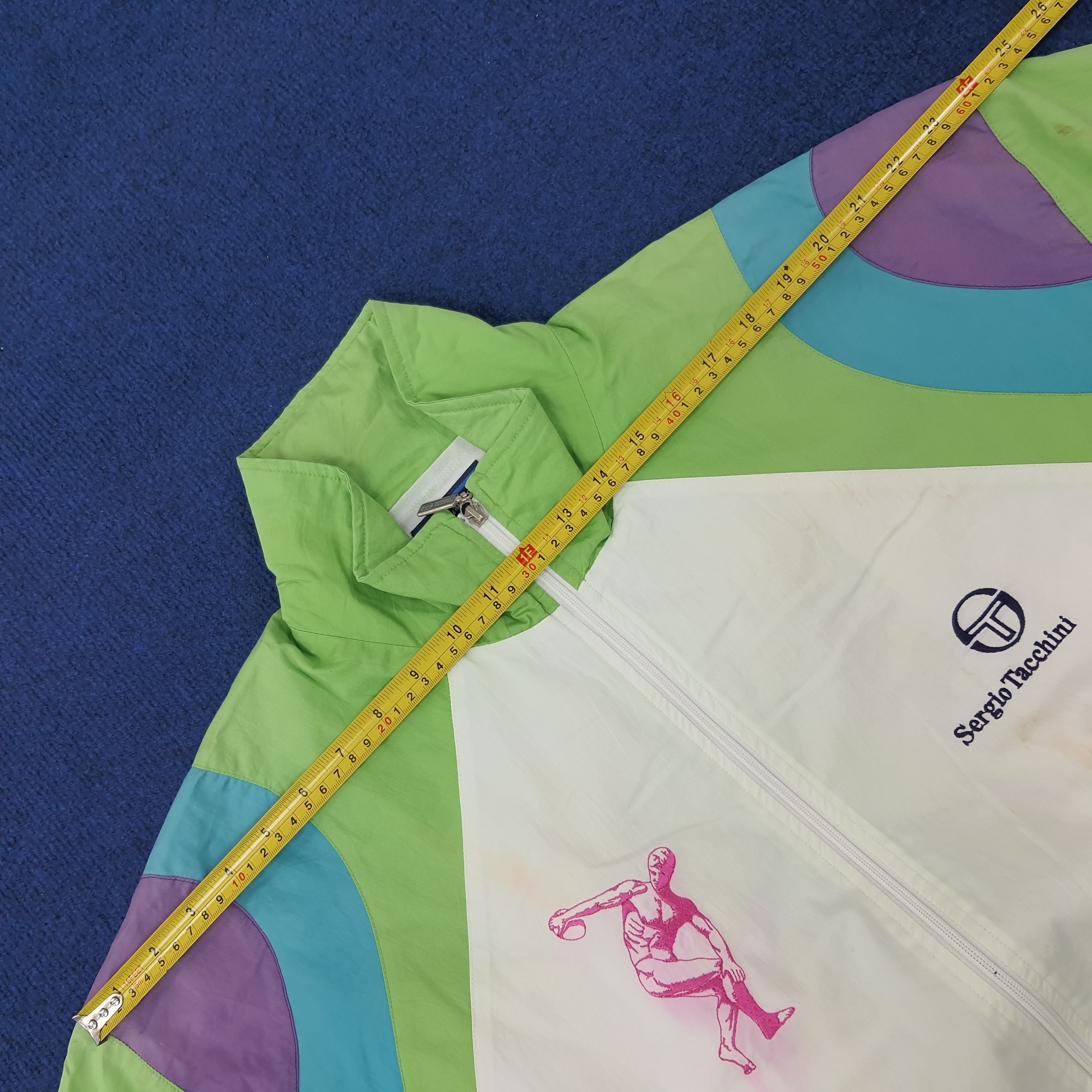 Sergio Tacchini × Vintage Vintage Sergio Tacchini Zipper Jacket Size US L / EU 52-54 / 3 - 9 Thumbnail