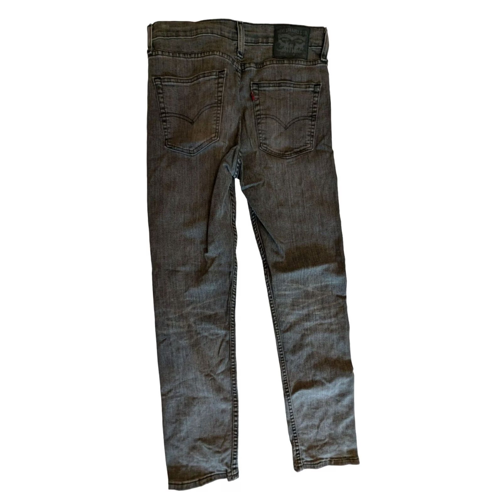 Levi's Levis Strauss 510 Jeans Denim Mens Size 34x28 Black Solid Dark Wash 5-Pocket Fit Size US 34 / EU 50 - 3 Thumbnail