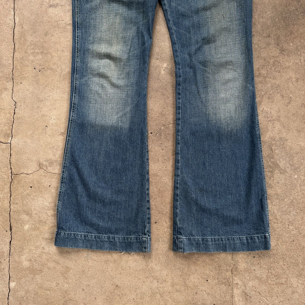 Diesel Vintage Diesel Y2K Flared Denim Size US 33 - 3 Thumbnail