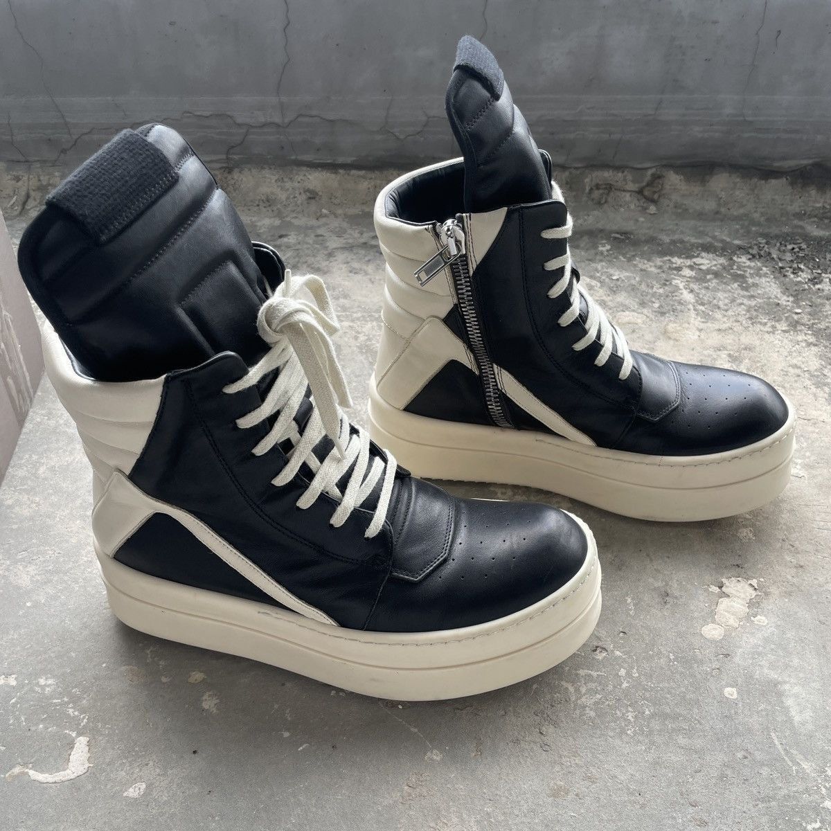 Rick Owens Rick owens mega bumper geobasket | Grailed