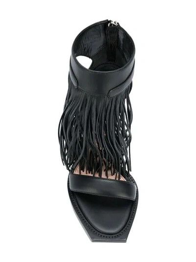 Alexander McQueen o1y0225 Sandals in Black Size US 6.5 / IT 36.5 - 4 Thumbnail