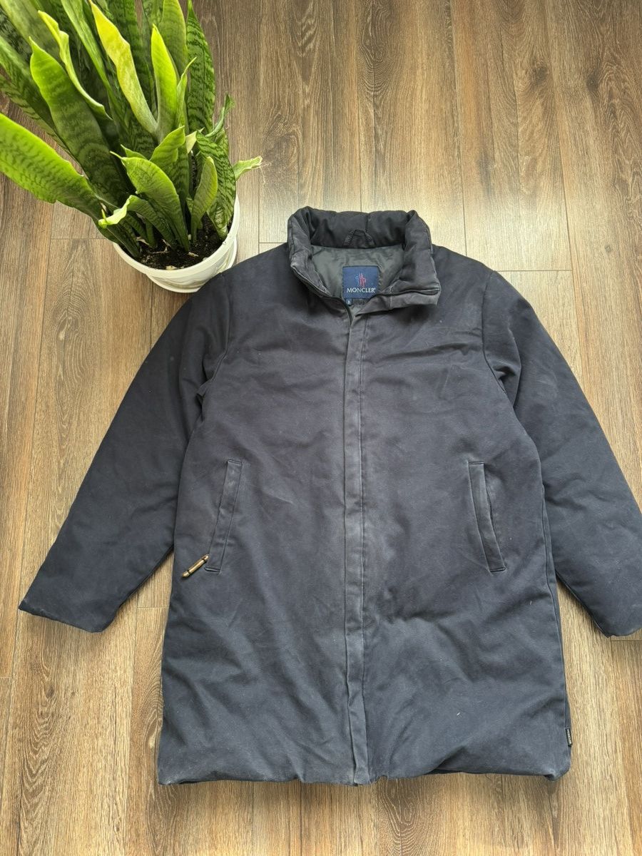 Moncler Moncler men's vintage navy blue Large down coat jacket Size US L / EU 52-54 / 3 - 1 Thumbnail