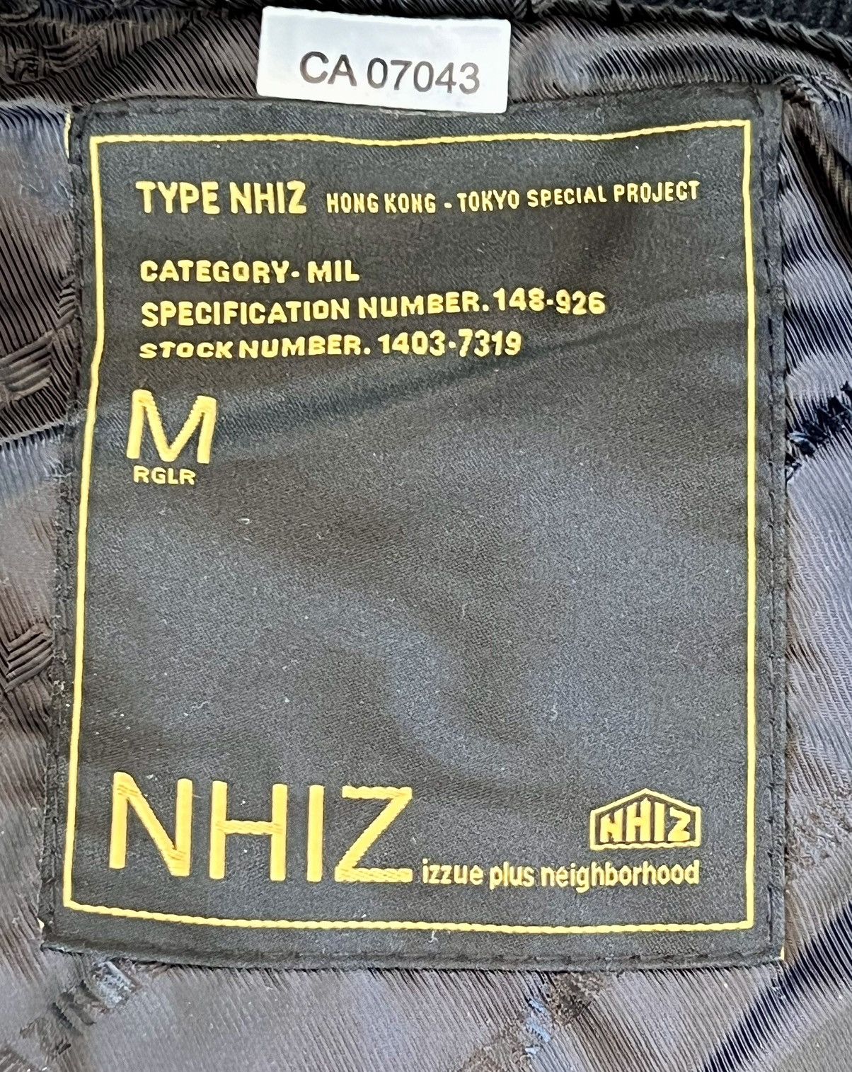 Neighborhood × izzue NEIGHBORHOOD X IZZUE COLLAB Patches Black Bomber Jacket Size US M / EU 48-50 / 2 - 12 Thumbnail