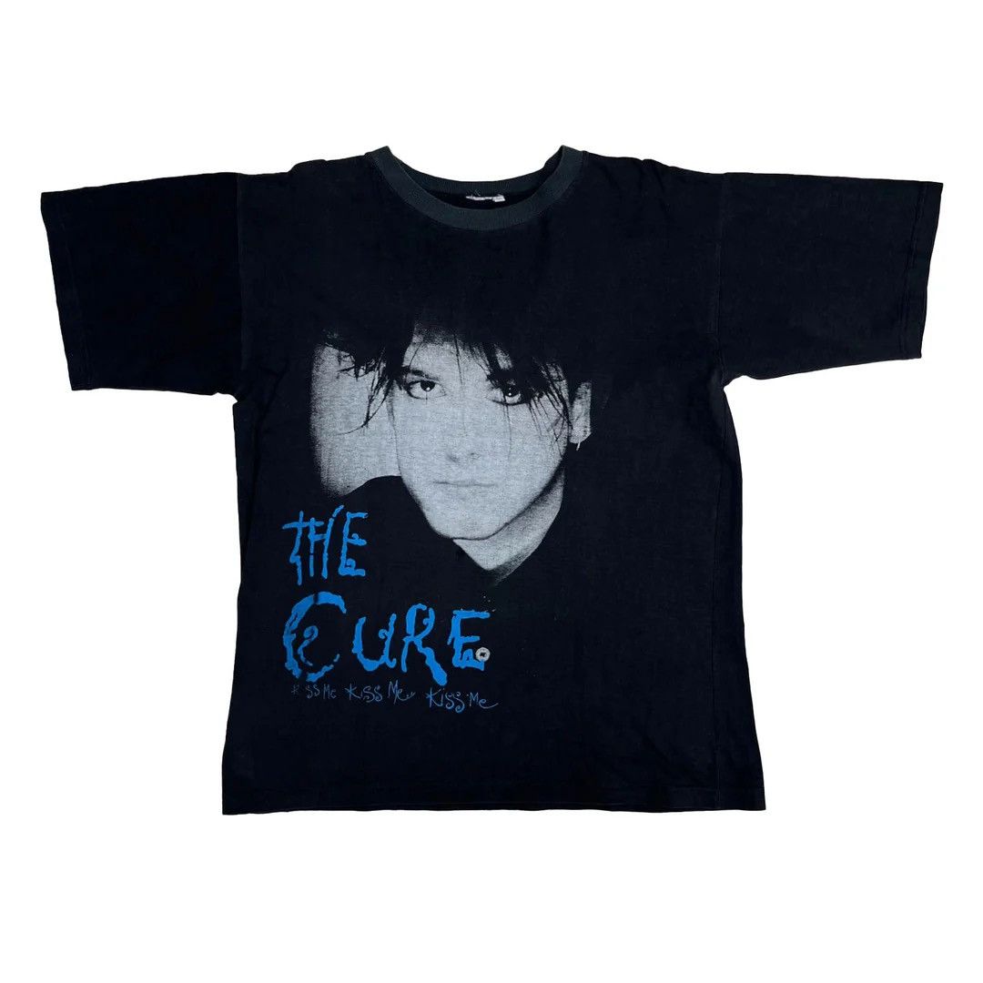 Band Tees The Cure 1990 90s Vintage Robert Smith Band Tour T-Shirt Size US L / EU 52-54 / 3 - 1 Thumbnail