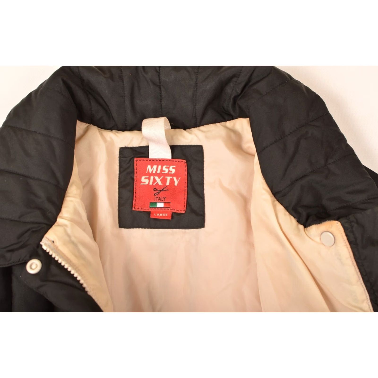 Miss Sixty VINTAGE Miss Sixty Coat Jacket Y2K Down Coat Jacket Made in Vietnam Size L Womens Black Size L / US 10 / IT 46 - 5 Thumbnail