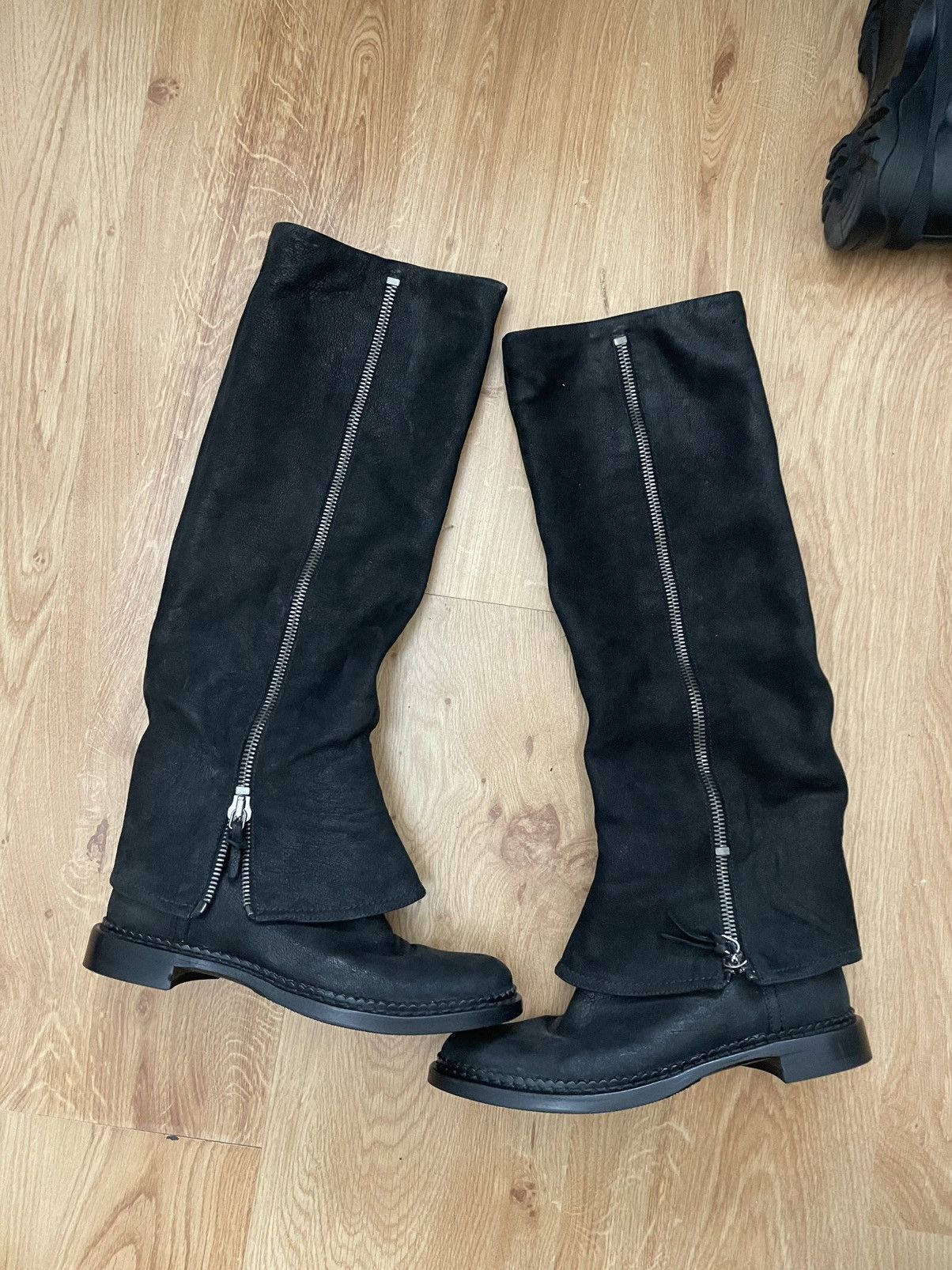Miu Miu Miu Miu Gaiter Boots Size US 6.5 / IT 36.5 - 2 Thumbnail