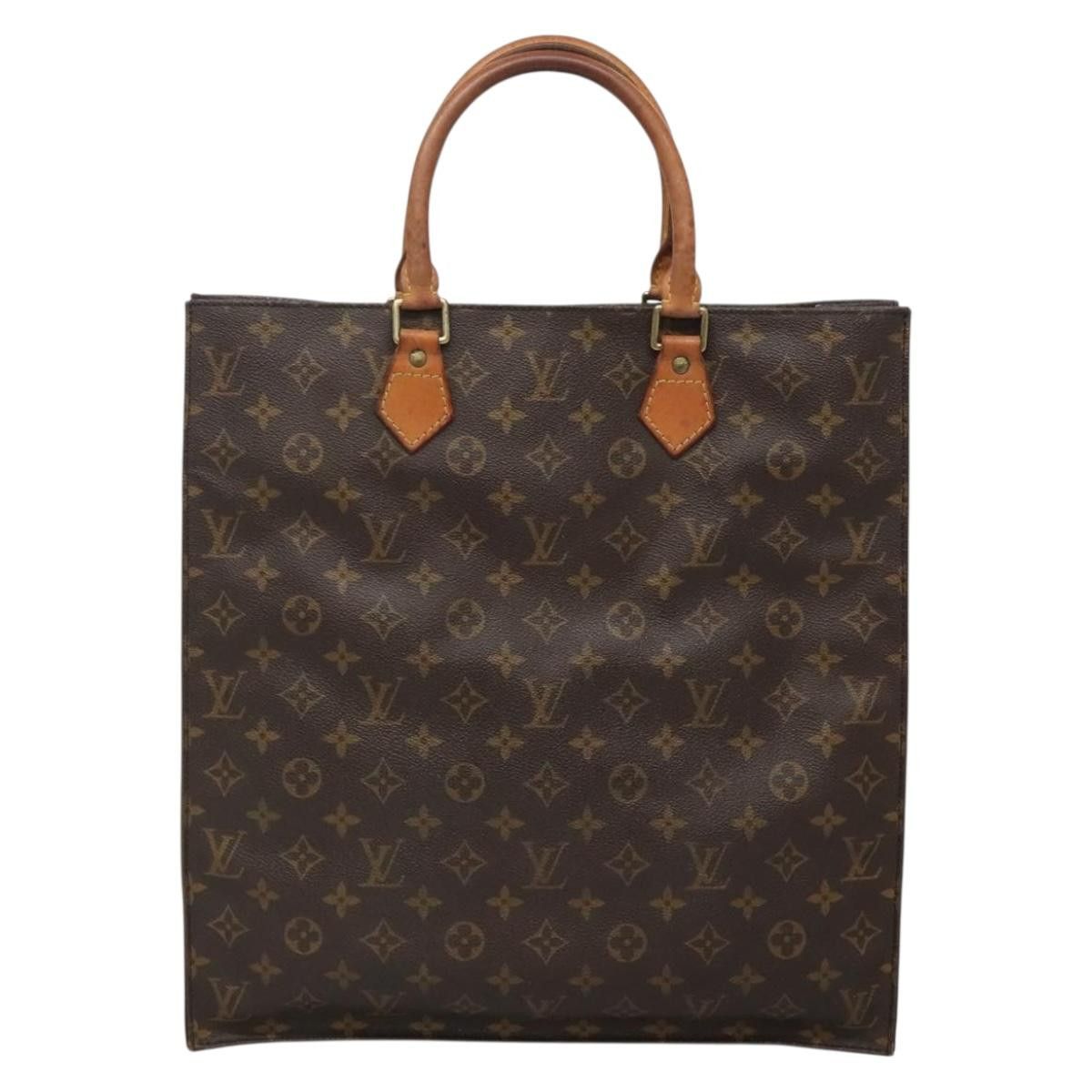 Louis Vuitton LOUIS VUITTON Monogram Sac Plat Hand Bag M51140 Size ONE SIZE - 13 Thumbnail