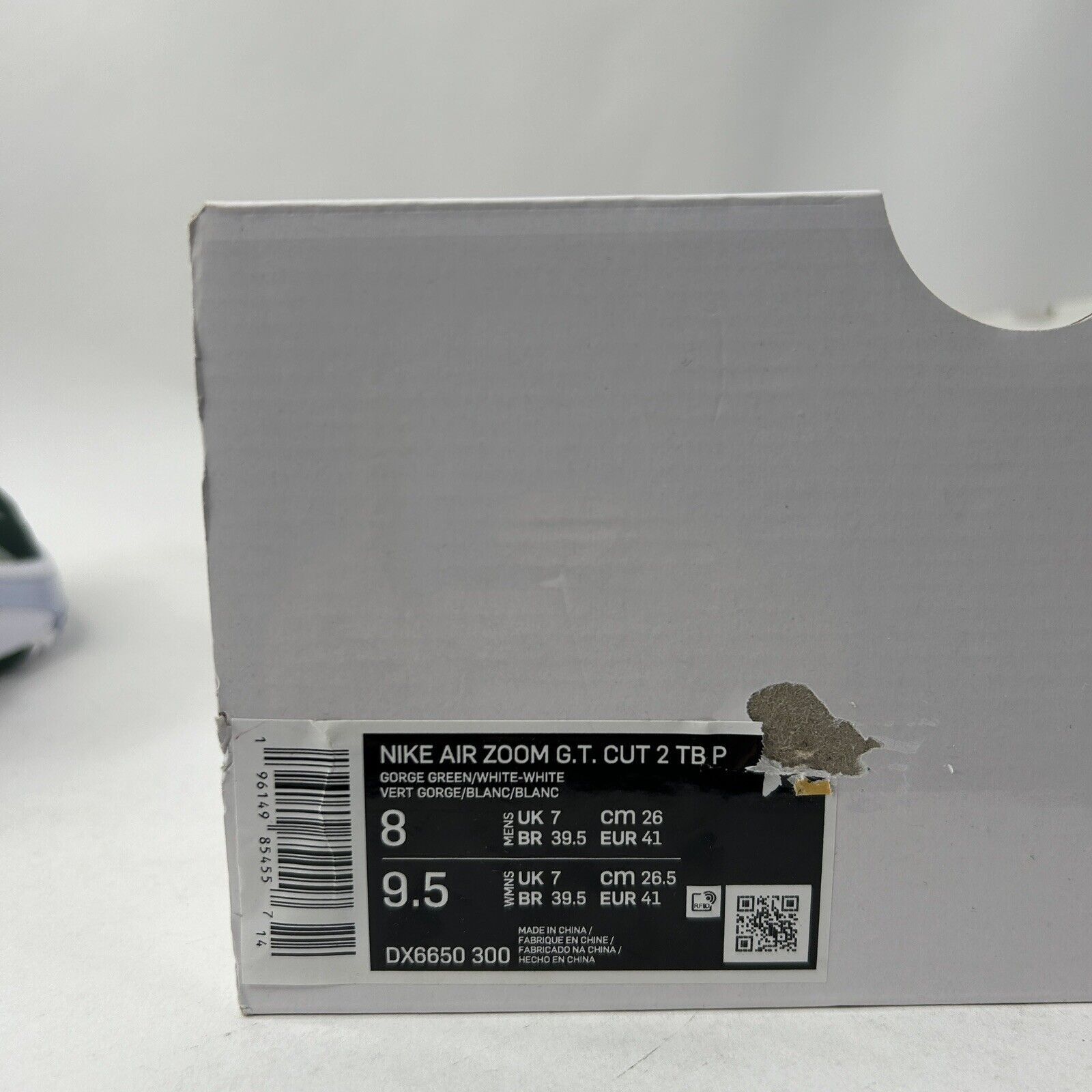 Nike Nike Zoom GT Cut 2 TB Promo “Gorge Green White” 2024 Size US 8 / EU 41 - 5 Thumbnail