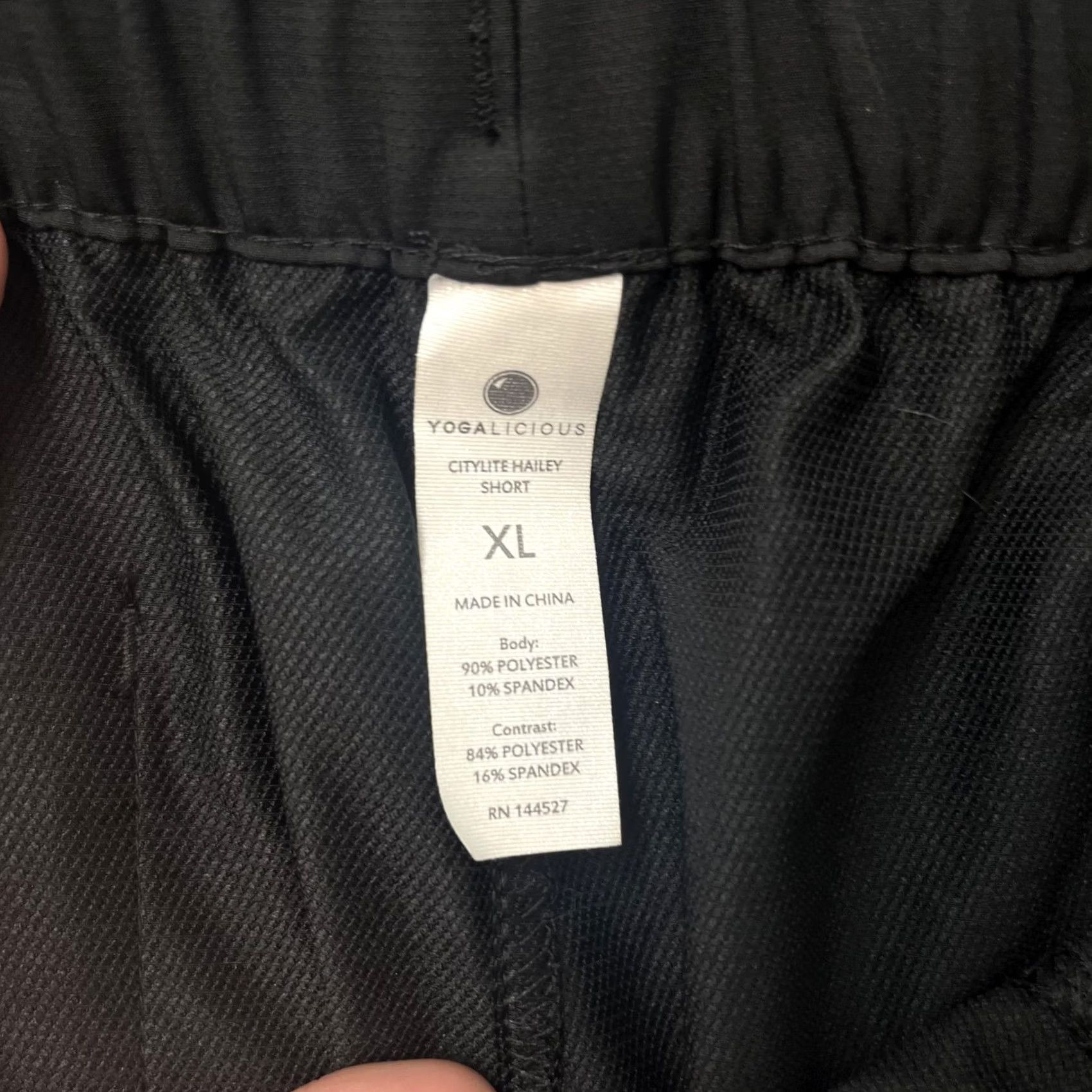 Vintage Yogalicious Citylite Hailey Shorts XL Black 3" Athletic Yoga Shorts Womens XL Black Citylite Hailey Short Size 40" / US 18 - 3 Thumbnail