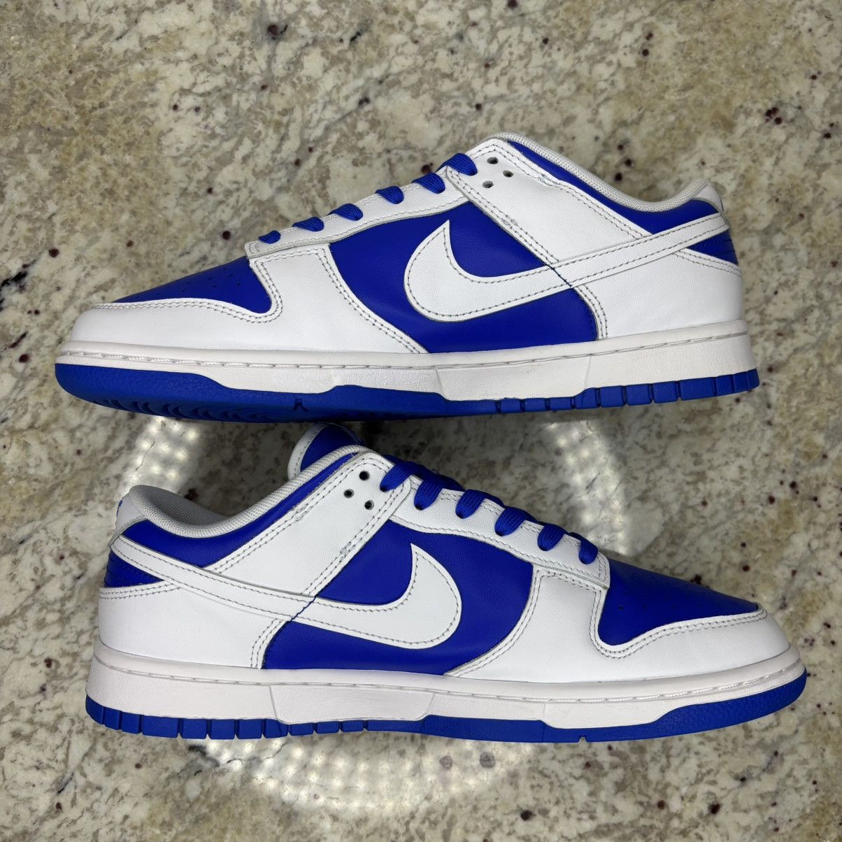 Nike Size 10.5 - Nike Dunk Low Racer Blue white Clean With Box Size US 10.5 / EU 43-44 - 3 Thumbnail