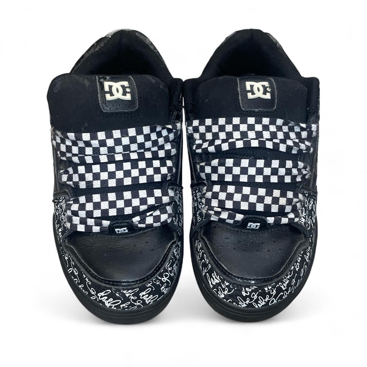 DC DC Shoes Chunky Y2K Checkered Graffiti Skate Shoes Size 9.5 Size US 9.5 / EU 42-43 - 2 Thumbnail