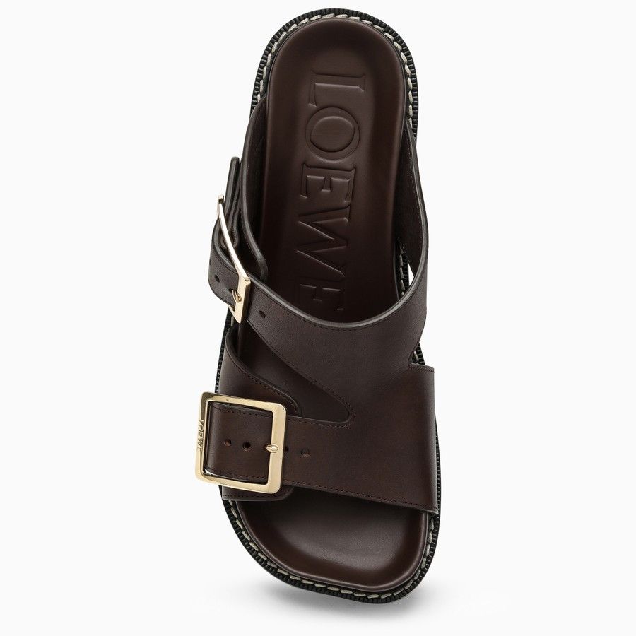 o1d2blof0824 Heel Slide Leather in Brown