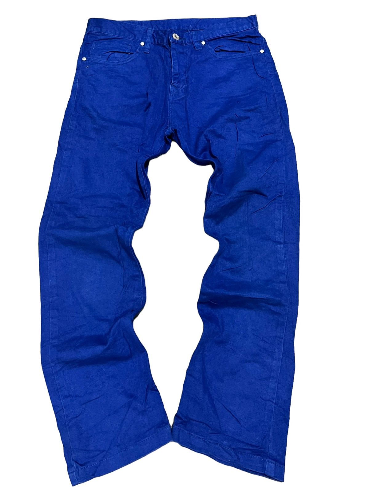image of If Six Was Nine x Le Grande Bleu L G B Tornado Mart Electric Blue Pants, Men's (Size 30)