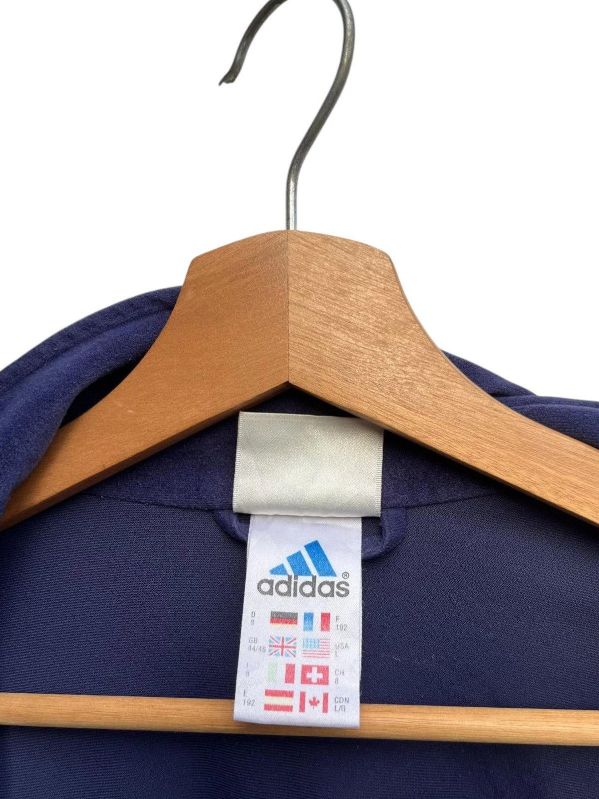 Adidas Vintage 90’s Retro Adidas Velour Track Jacket Size US L / EU 52-54 / 3 - 11 Thumbnail