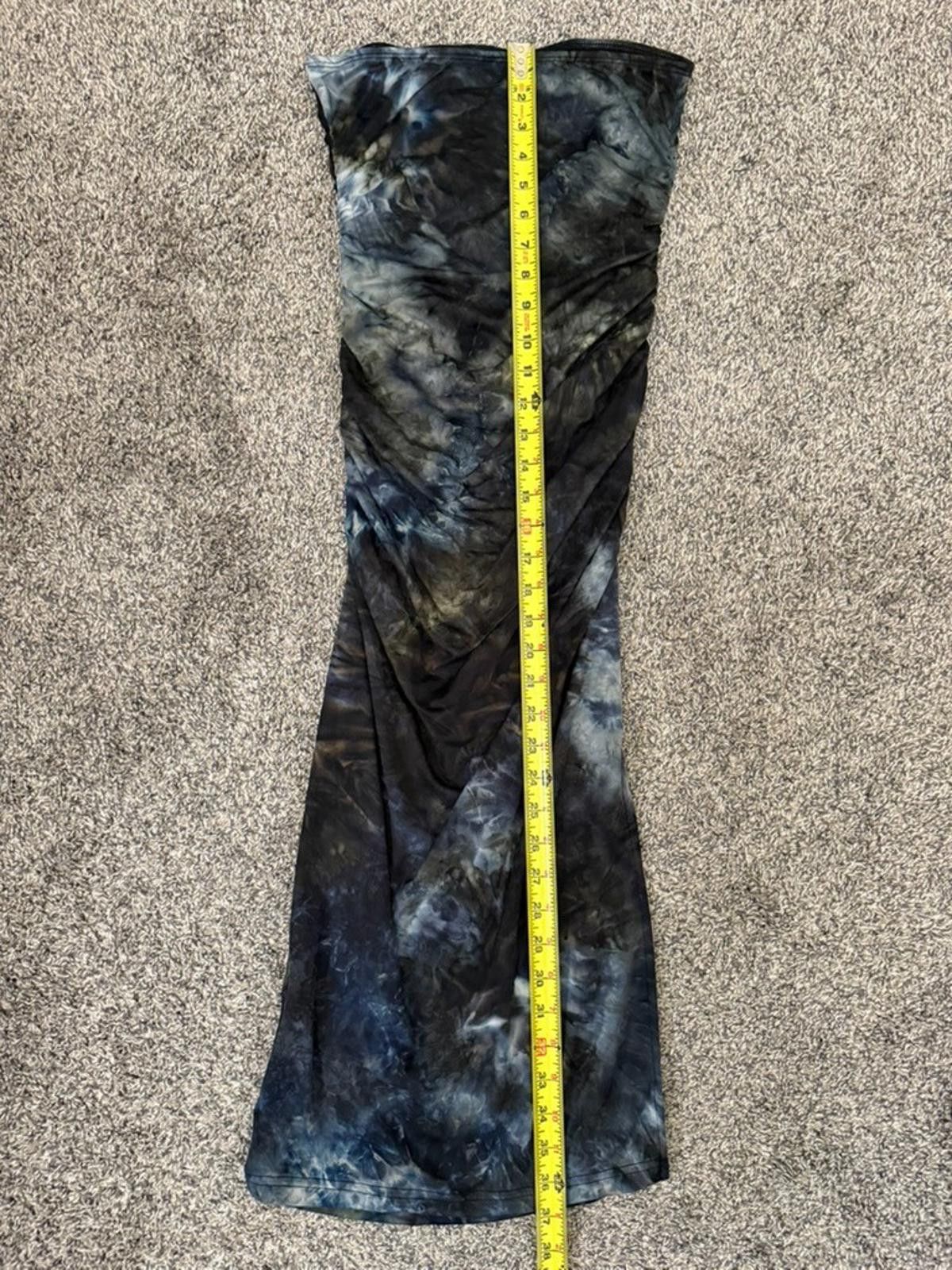 Shein SHEIN Tie-Dye Strapless Dress (X-SMALL) Size XS / US 0-2 / IT 36-38 - 7 Thumbnail