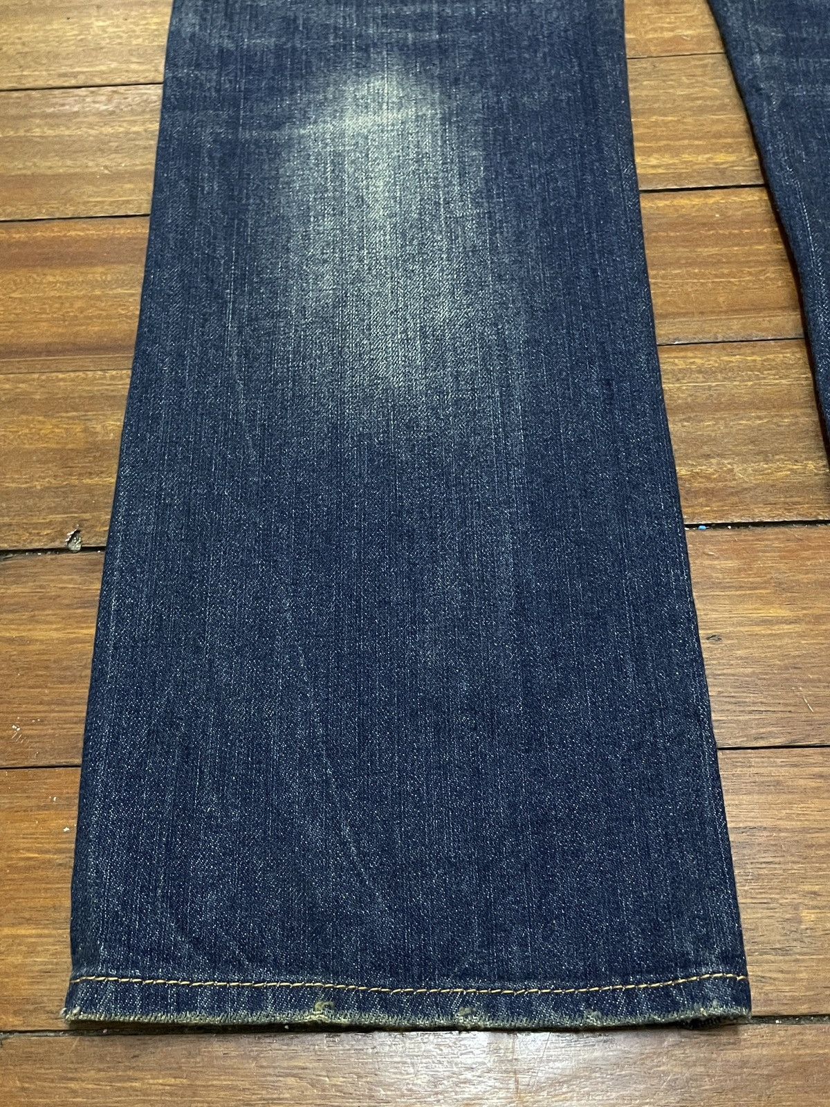 If Six Was Nine Rare Design Vintage Brand Valman Distressed Jeans 2000s Size US 33 - 7 Thumbnail
