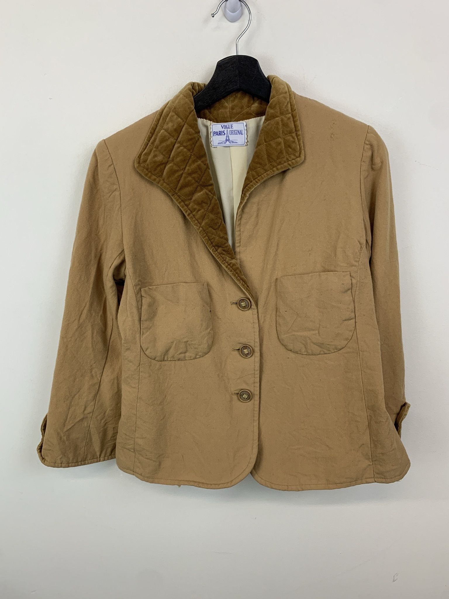 Other Vintage Paris Vogue Original Tan Coat Size XS Size US XS / EU 42 / 0 - 1 Thumbnail