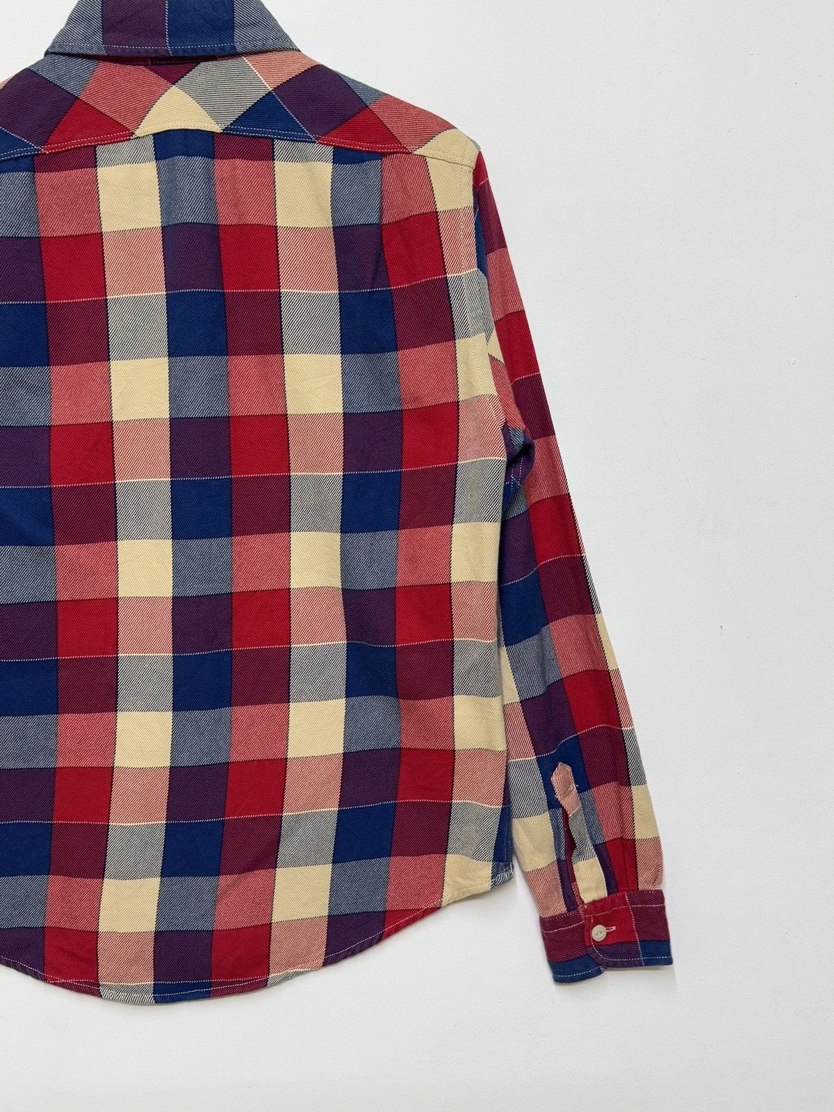 Flannel Flannel Vintage BACK NUMBER Plaid Design Size US M / EU 48-50 / 2 - 9 Thumbnail