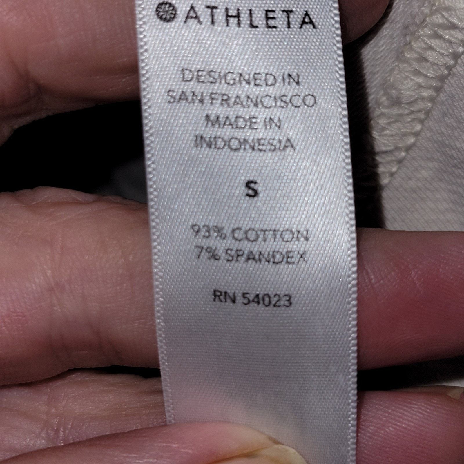 Athleta Athleta Sweatshirt Crew Neck Women’s Small White Ivory Cream Size S / US 4 / IT 40 - 3 Thumbnail