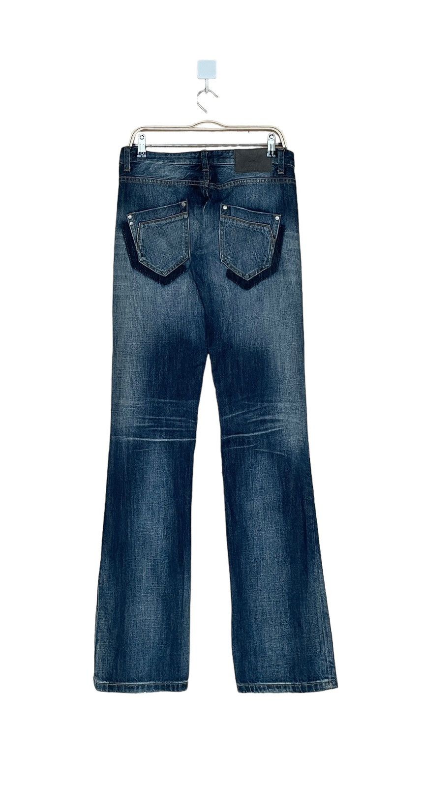 If Six Was Nine × Sisley Vintage Brand Sisley Ripped Jeans 2000s Size US 27 - 2 Thumbnail