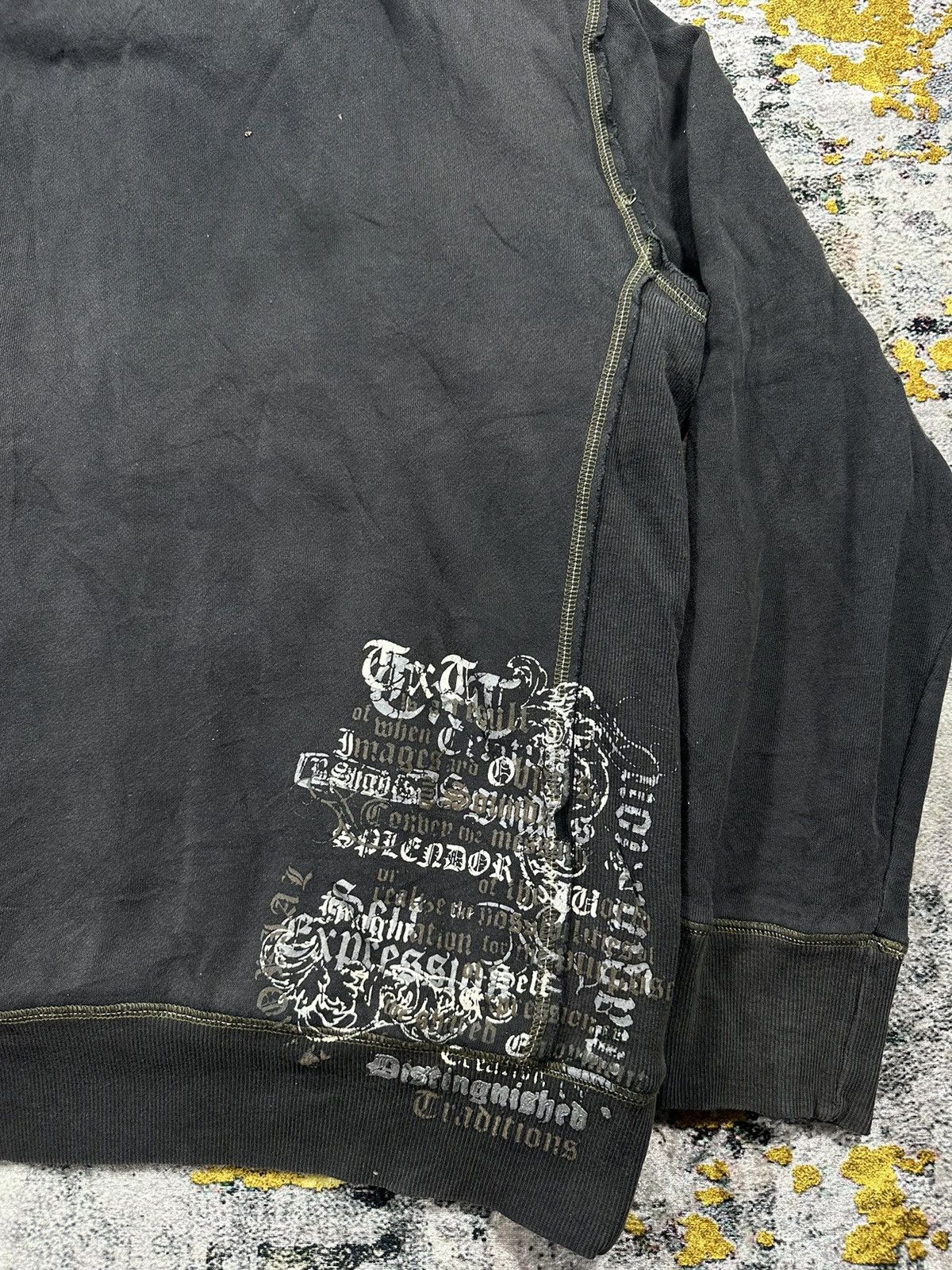 If Six Was Nine 2000s PERFECT FADED FAUX FUR IFSIXWASNINE PUNK STYLED Size US XL / EU 56 / 4 - 5 Thumbnail