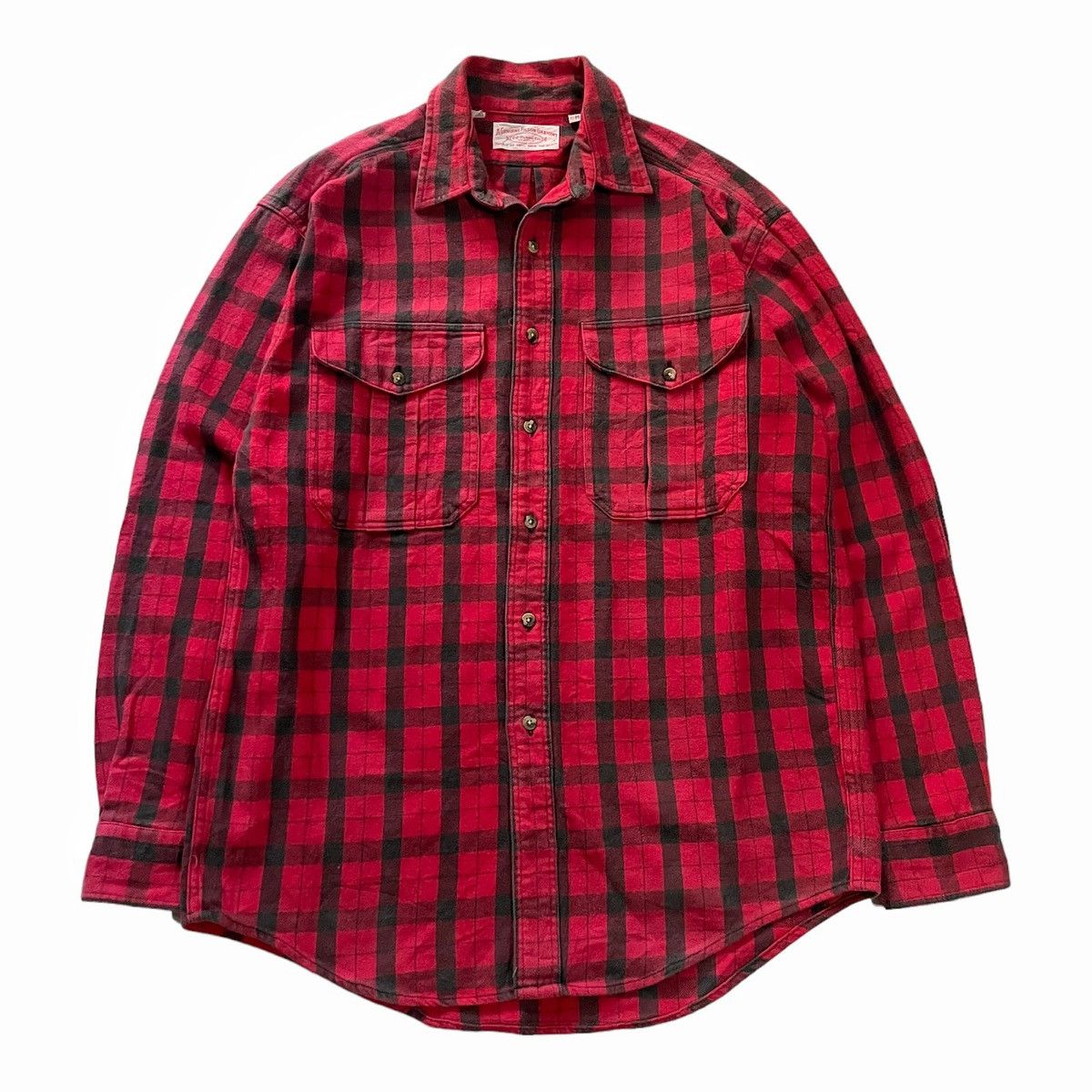 Filson Vintage Cc Filson Co Flannel Shirt Alaskan Guide Shirt Red Size US M / EU 48-50 / 2 - 9 Thumbnail