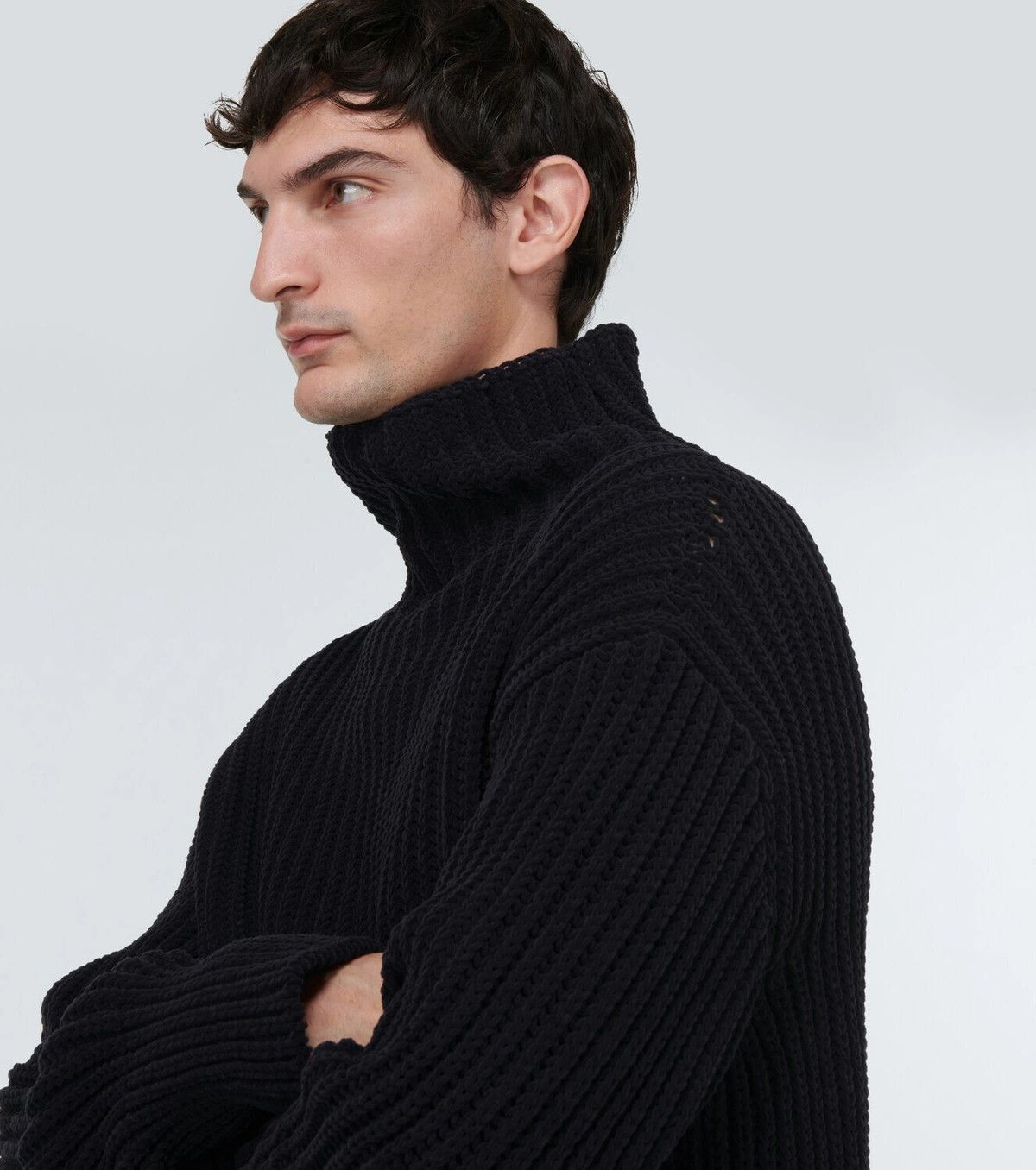Amiri o1y0525 Turtleneck Sweater in Black Size US M / EU 48-50 / 2 - 2 Thumbnail