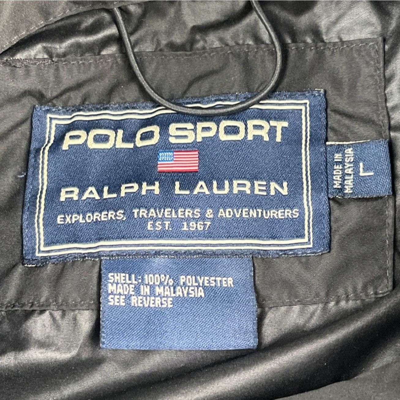 Ralph Lauren Polo Sport Ralph Lauren Men's Black Jacket/Windbreaker Sz L Size US L / EU 52-54 / 3 - 5 Thumbnail