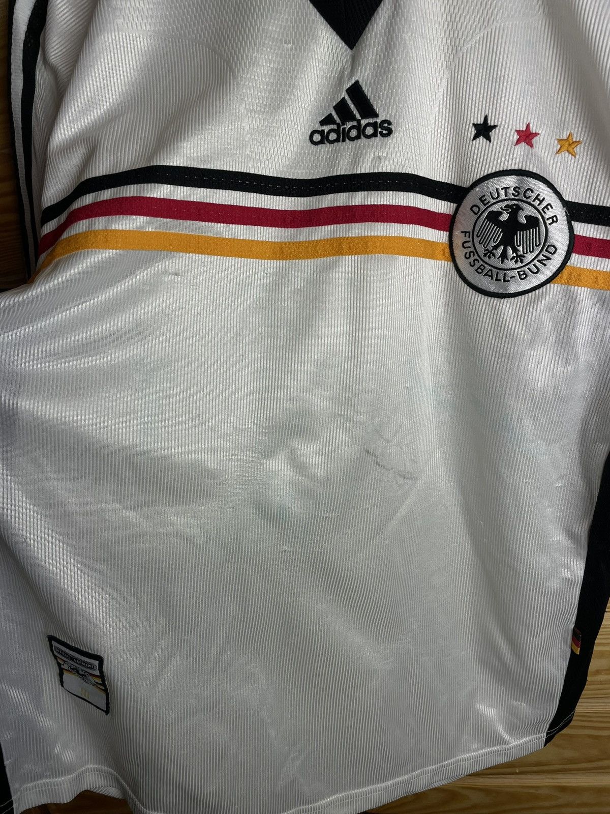Adidas × Vintage Germany 1998/1999 Home National Team Soccer Jersey Football Size US M / EU 48-50 / 2 - 3 Thumbnail