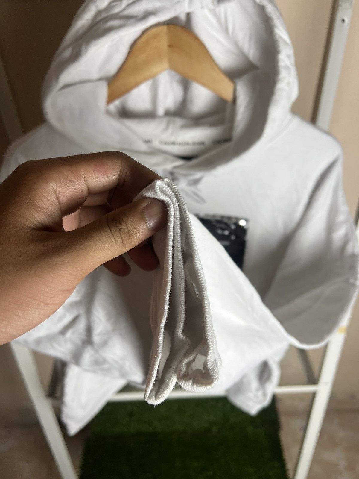 Calvin Klein Calvin Klien Crop Top Hooded Big Logo Size XL / US 12-14 / IT 48-50 - 5 Thumbnail