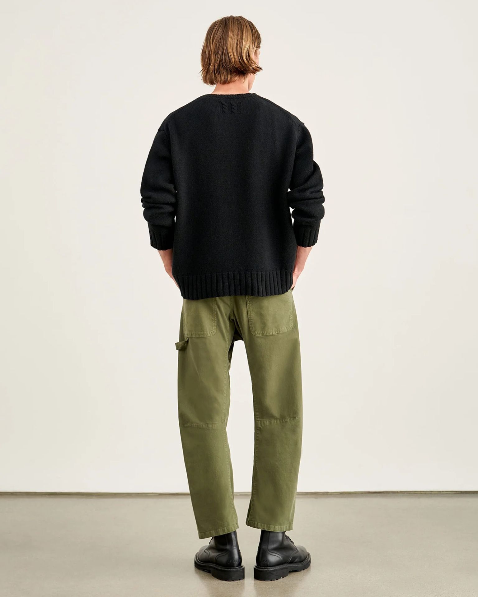 Other Nili Lotan Carpenter Trousers - Olive Size US 32 / EU 48 - 12 Thumbnail