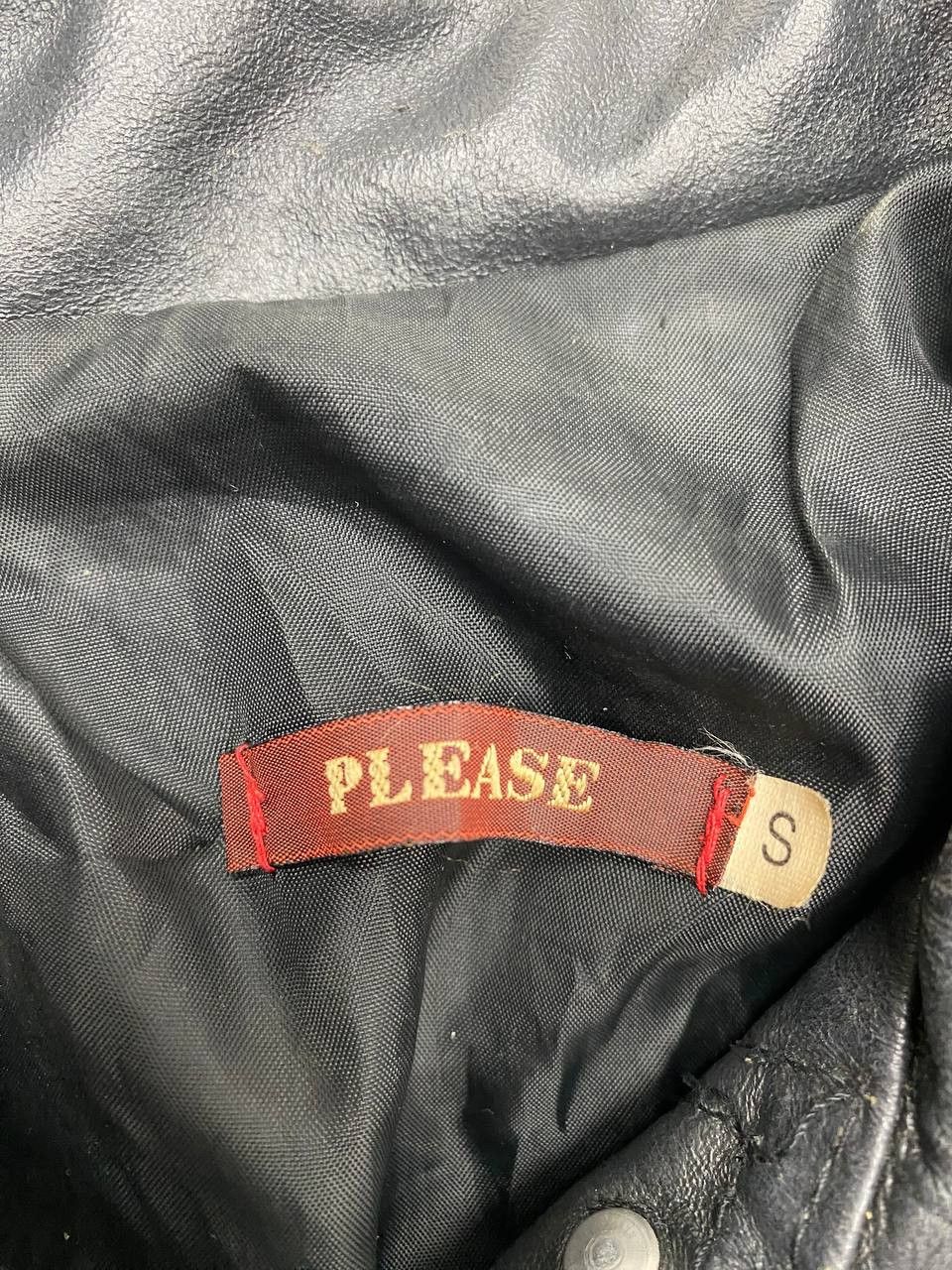 Vera Pelle Please Vera Pelle Black Leather Jacket Women S Vintage 90s Size S / US 4 / IT 40 - 6 Thumbnail